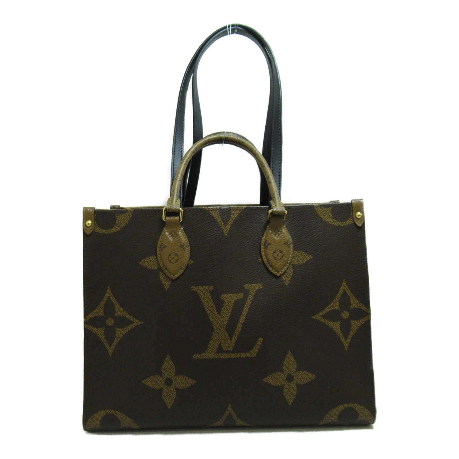 LOUIS VUITTON 【激減優惠】Monogram OnTheGo MM Tote Bag金扣手挽肩背兩用袋啡色