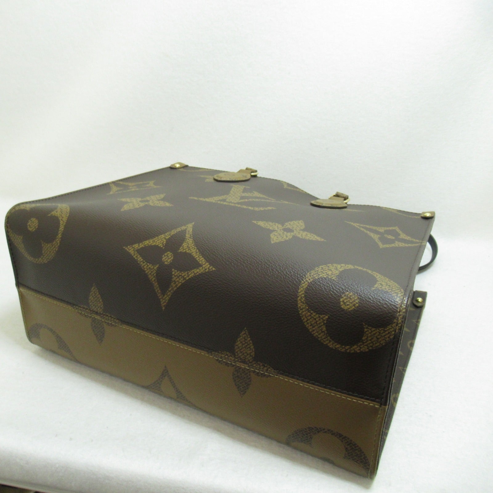 LOUIS VUITTON 【激減優惠】Monogram OnTheGo MM Tote Bag金扣手挽肩背兩用袋啡色