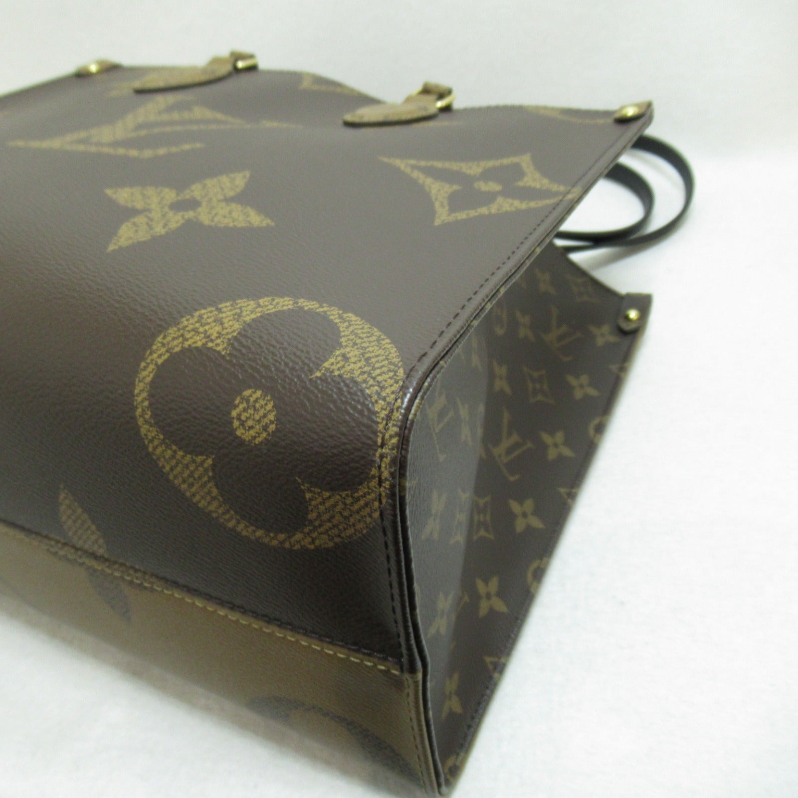 LOUIS VUITTON 【激減優惠】Monogram OnTheGo MM Tote Bag金扣手挽肩背兩用袋啡色
