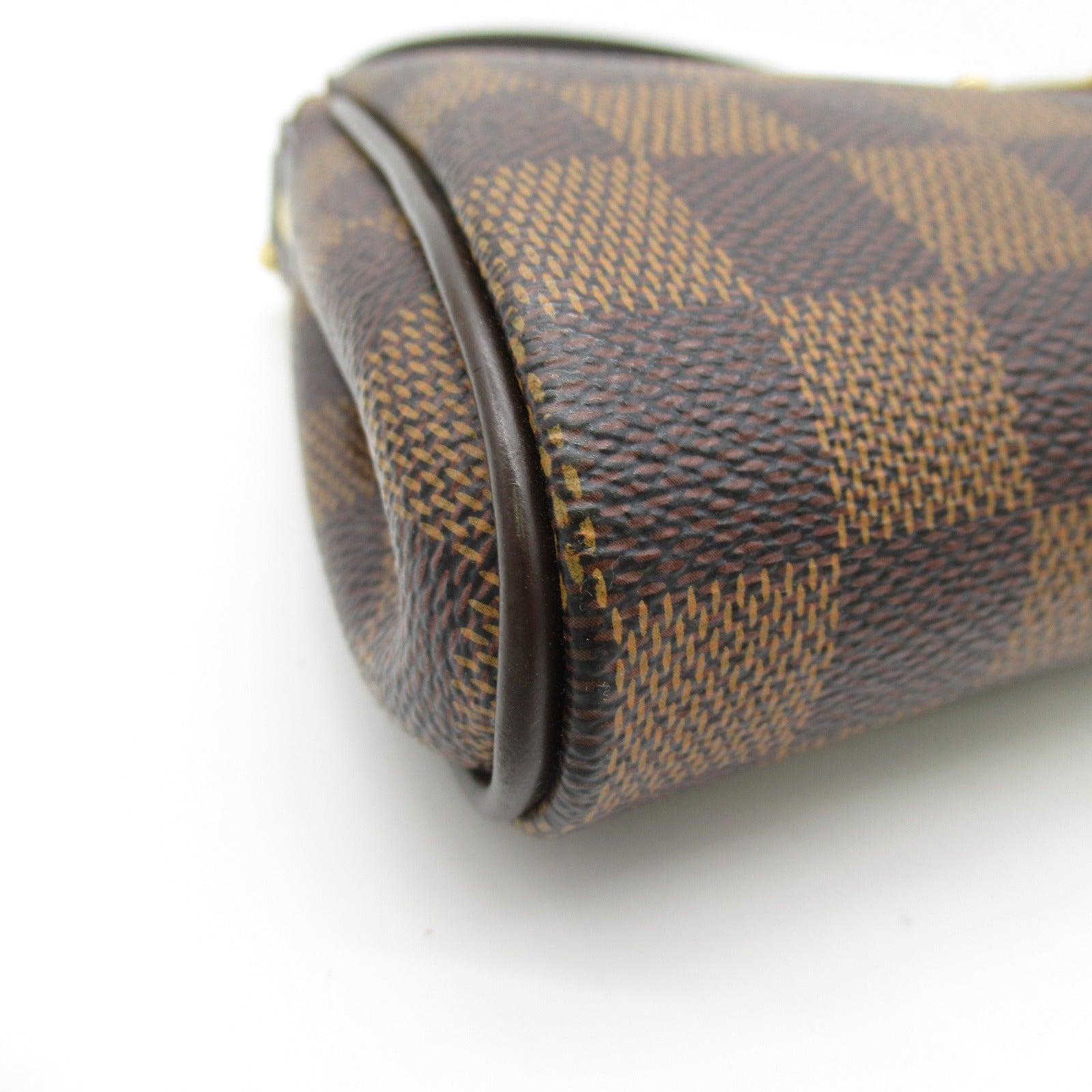 LOUIS VUITTON Damier Eva金扣手挽肩背兩用袋啡色