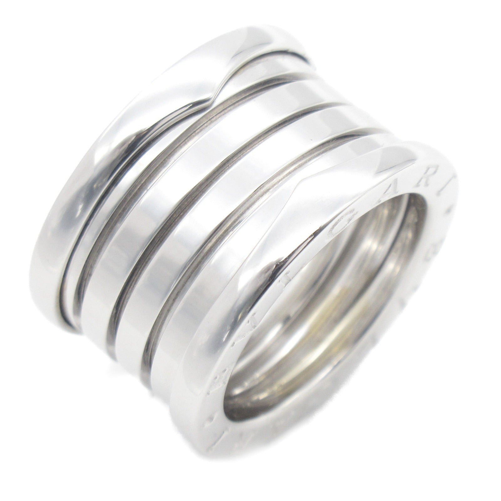 BVLGARI 18K白金B-zero1 5 Band Ring戒指Bvlgari#51/JP#10/US#5.25