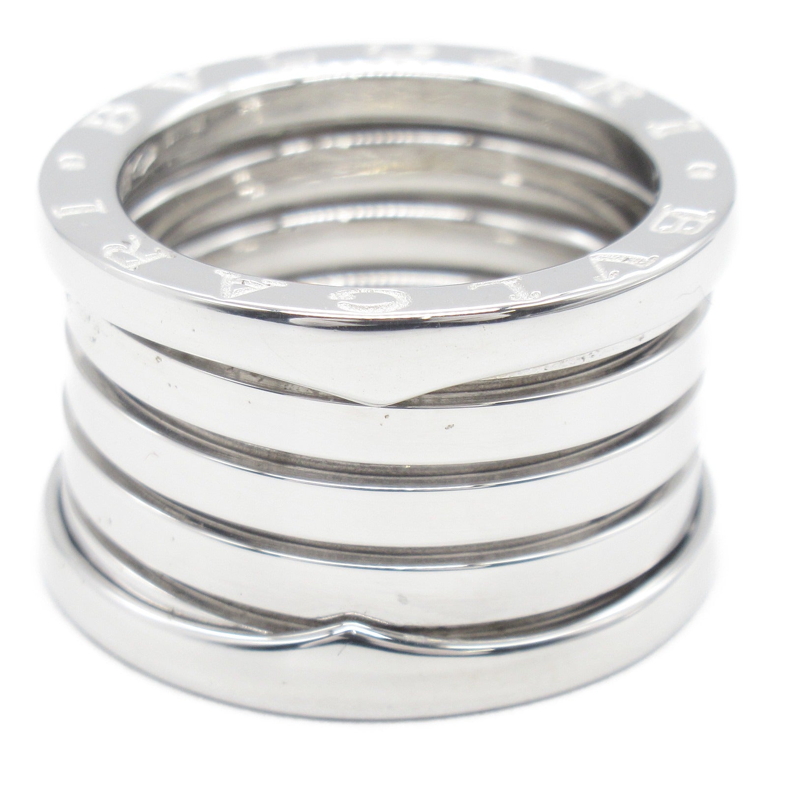 BVLGARI 18K白金B-zero1 5 Band Ring戒指Bvlgari#51/JP#10/US#5.25