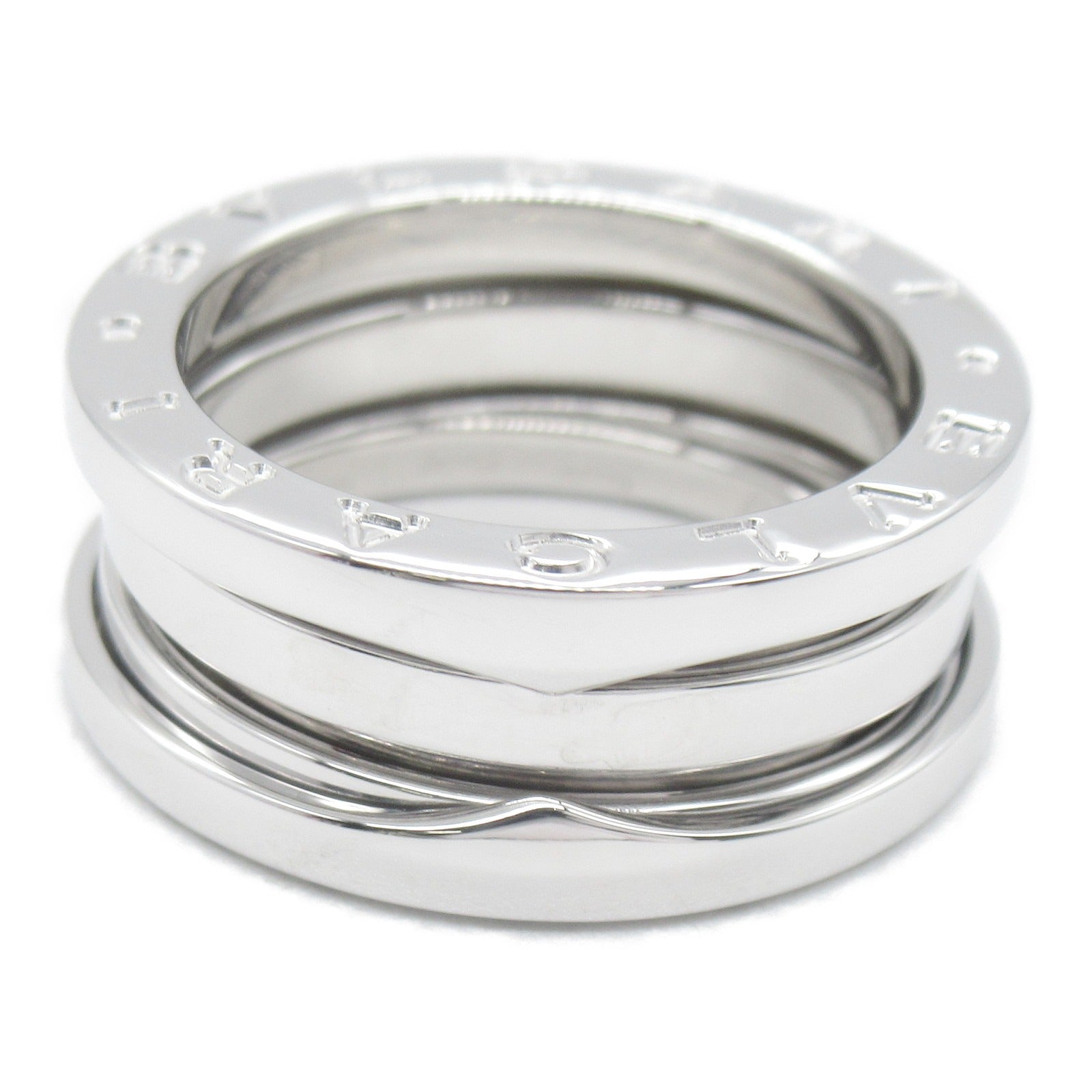 BVLGARI 18K白金B-zero1 3 Band Ring戒指Bvlgari#50/US#5