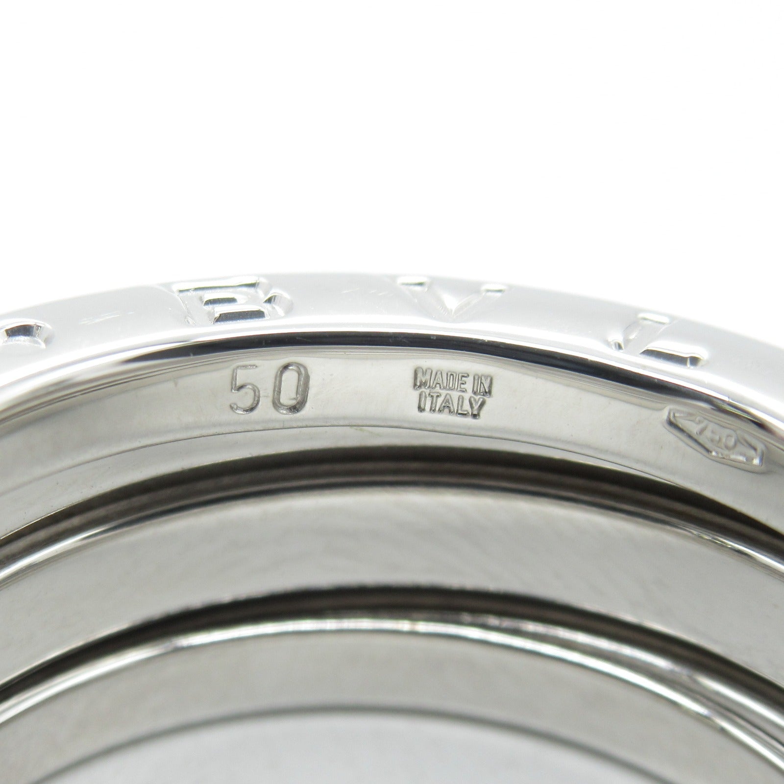 BVLGARI 18K白金B-zero1 3 Band Ring戒指Bvlgari#50/US#5