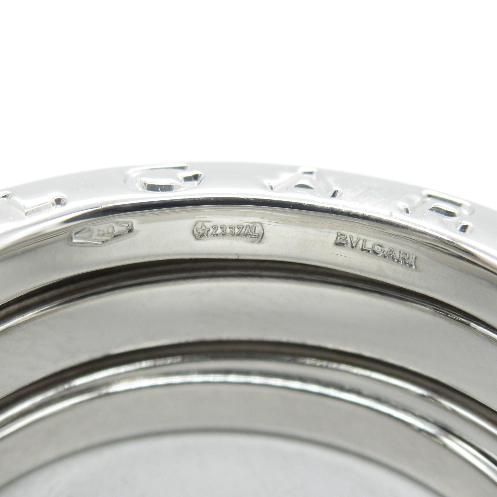 BVLGARI 18K白金B-zero1 3 Band Ring戒指Bvlgari#50/US#5