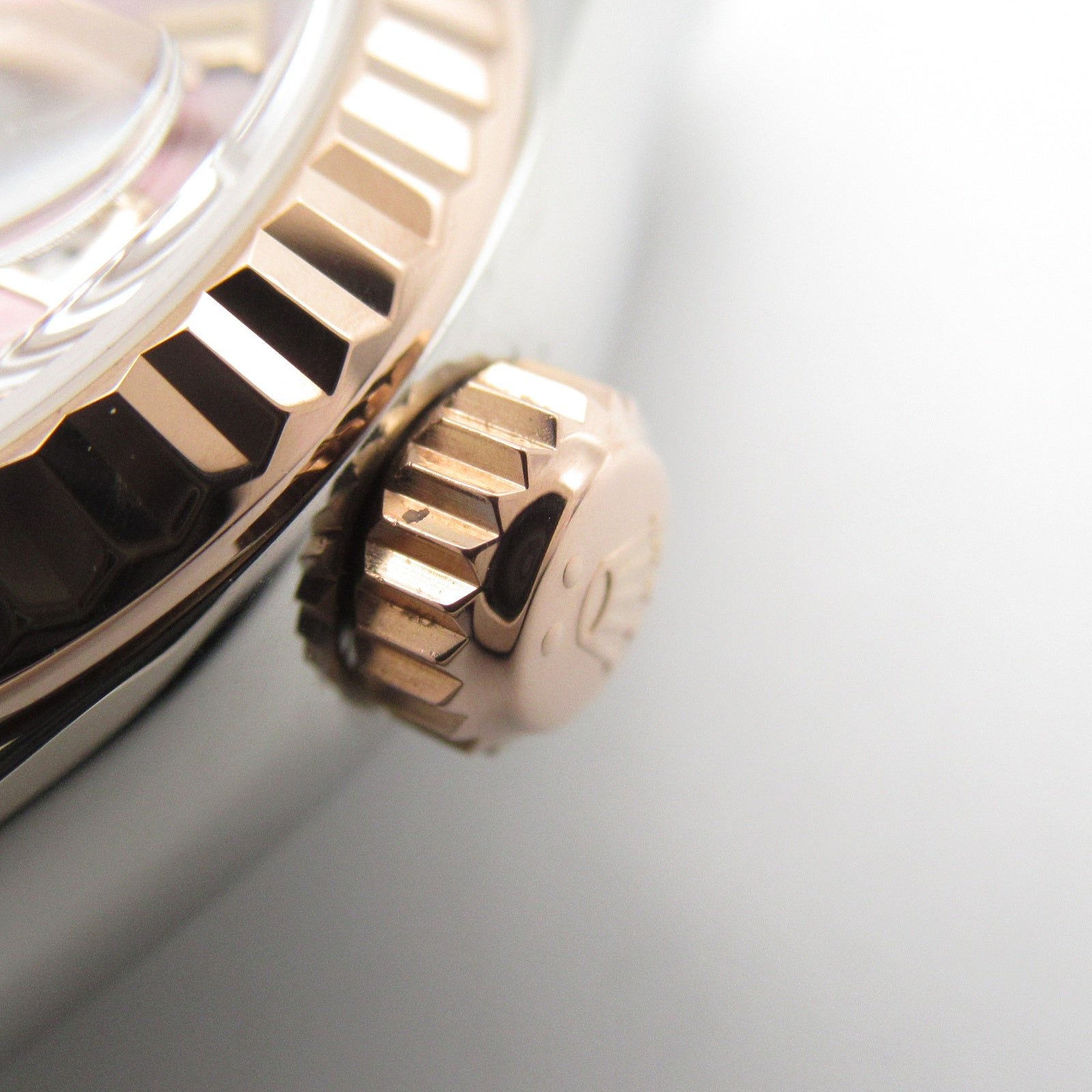 ROLEX Lady Datejust 18K玫瑰金/不鏽鋼手錶自動機芯粉紅色