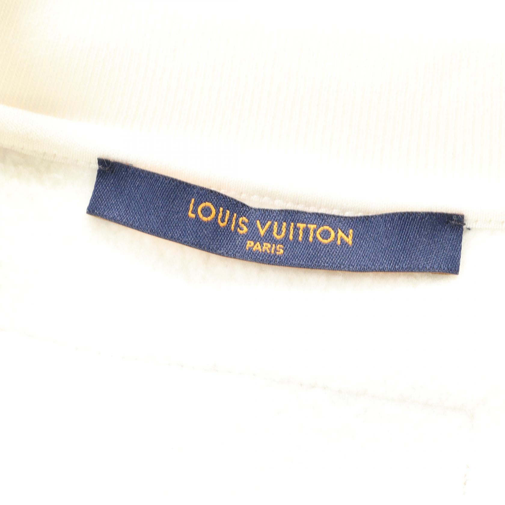 LOUIS VUITTON Cotton/Polyamide Watercolor Giant Monogram sweatshirt XXL Sweatshirt