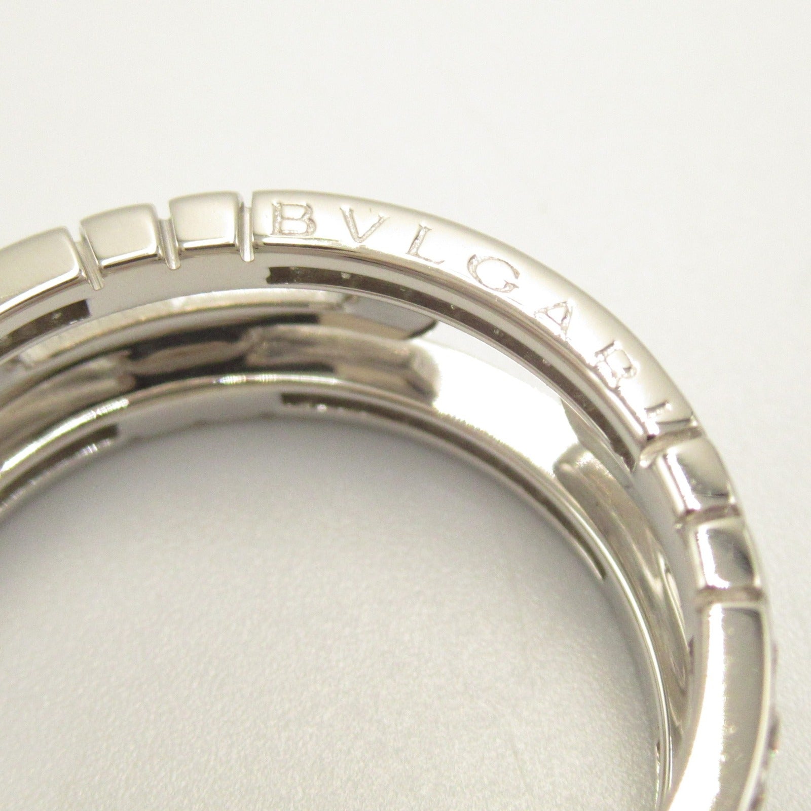 BVLGARI 18K白金Parentesi Diamond Ring鑽石戒指BVLGARI#56/US#7.5