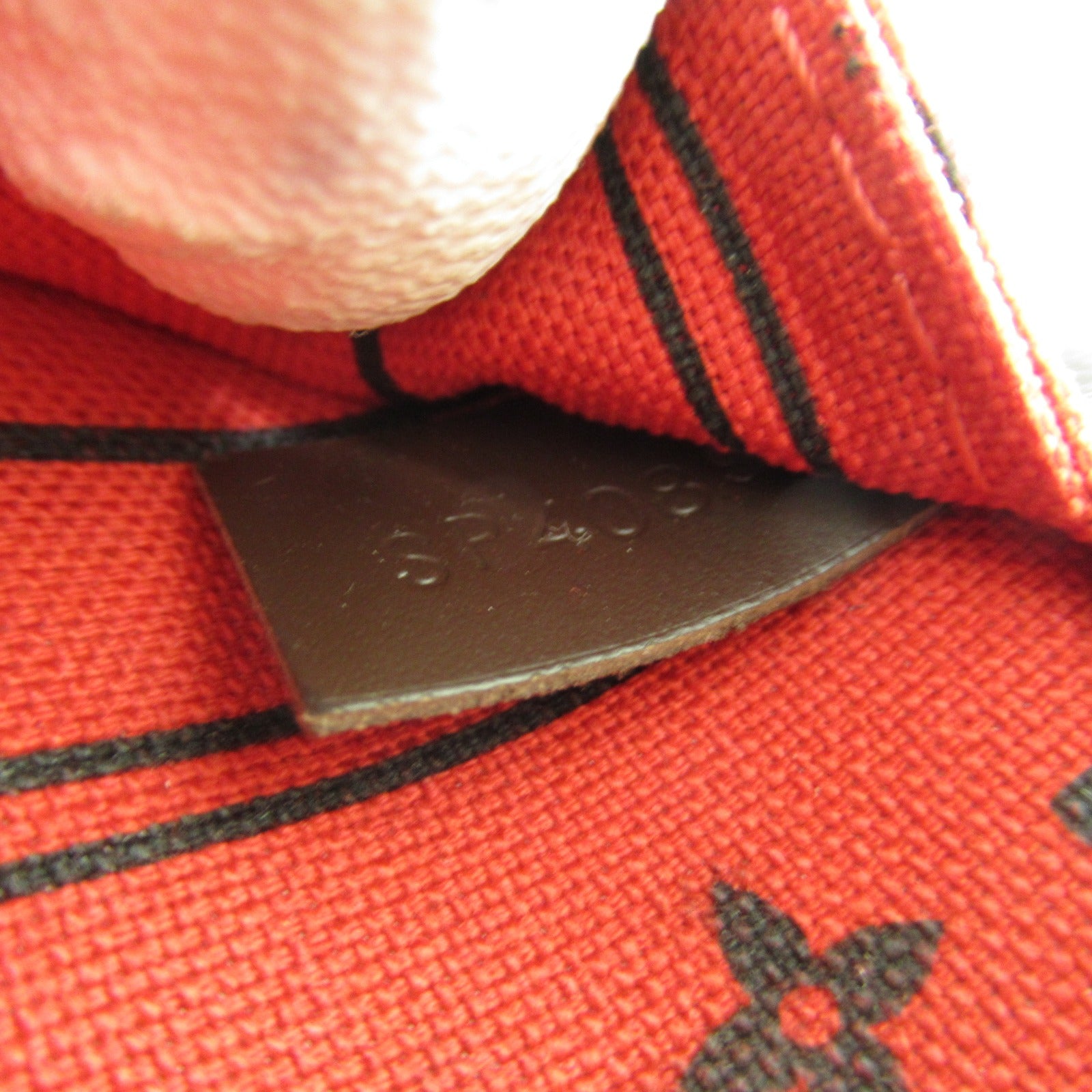 LOUIS VUITTON Damier Neverfull MM金扣手挽袋啡色