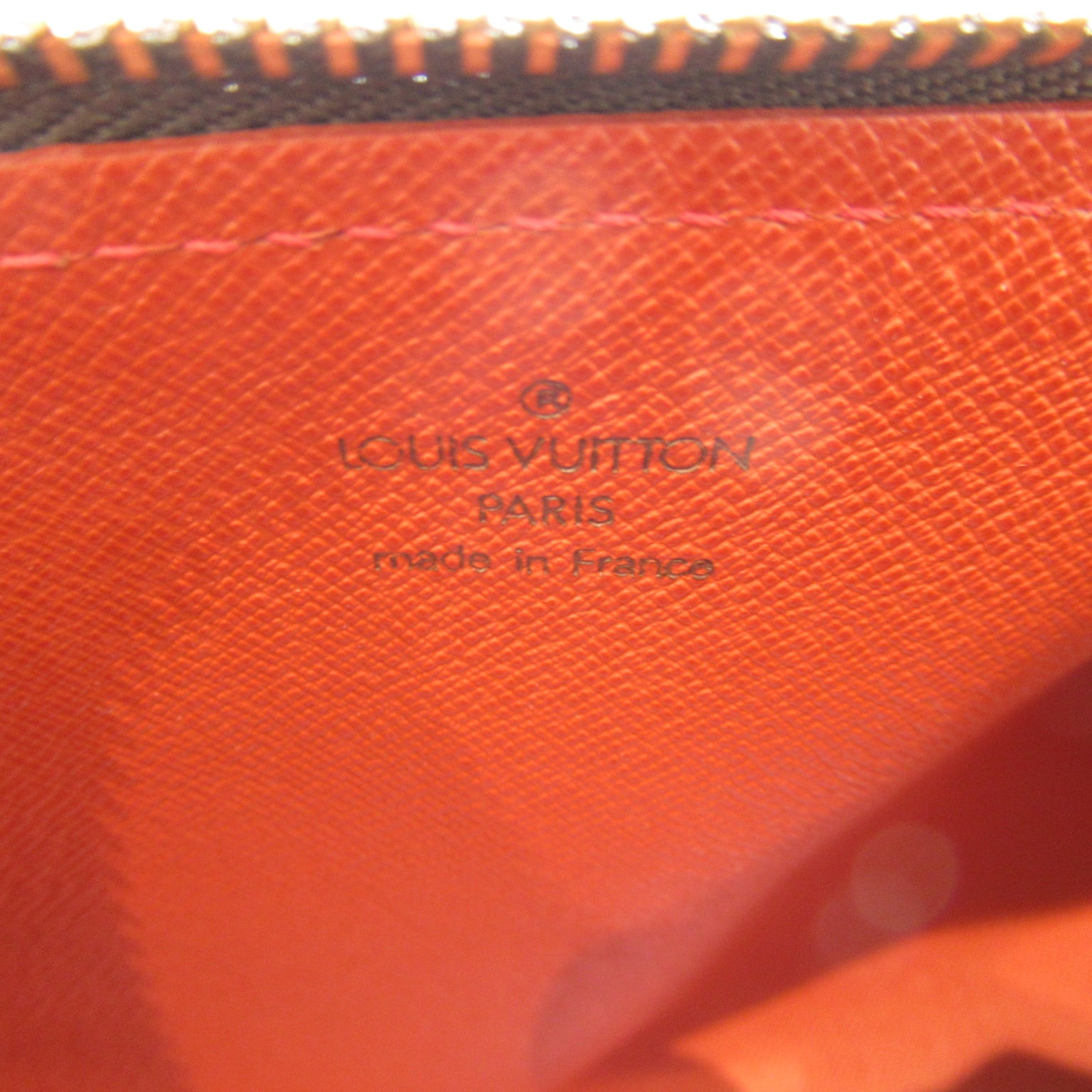 LOUIS VUITTON Damier Papillon 30金扣肩背袋啡色