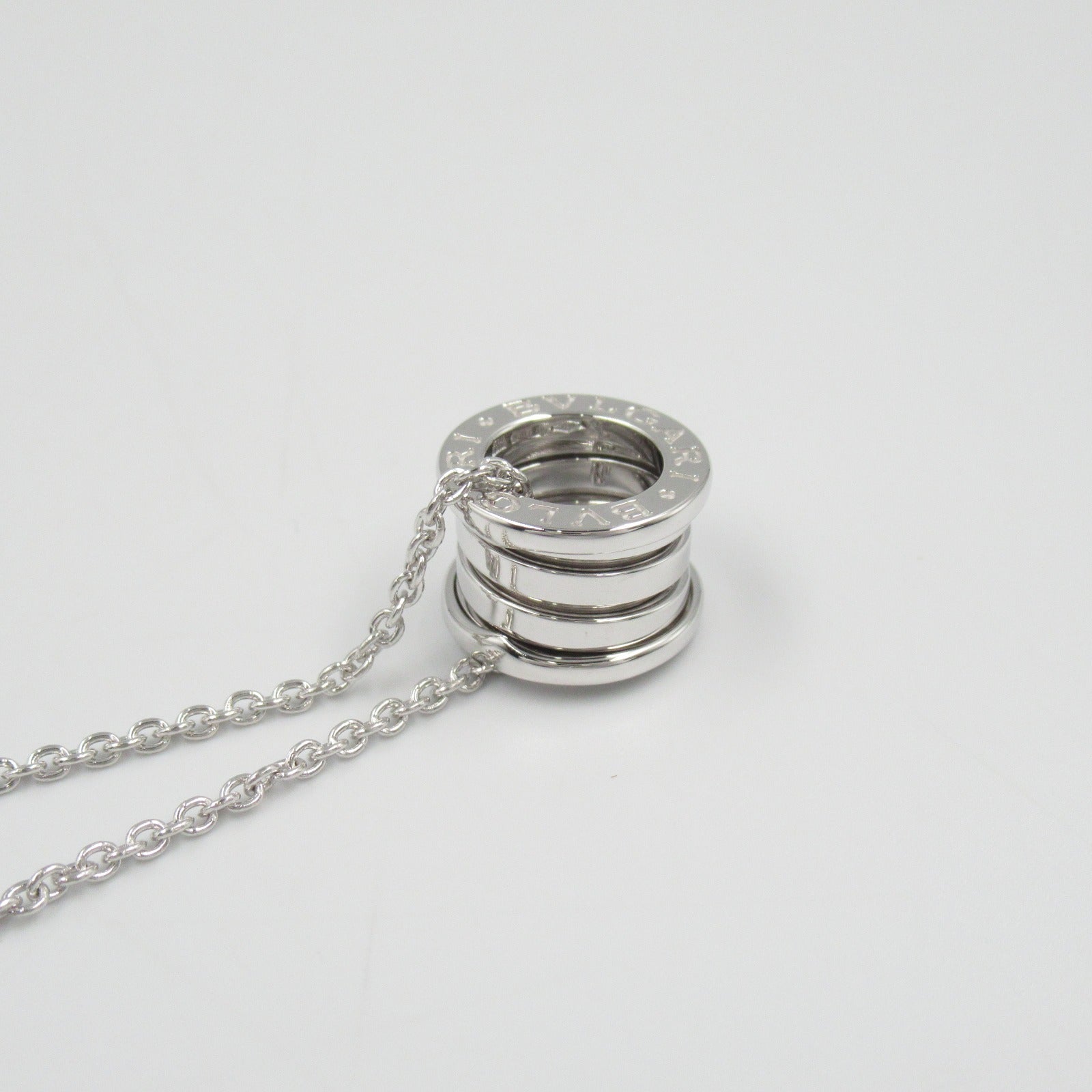 BVLGARI 18K白金B-zero1項鍊