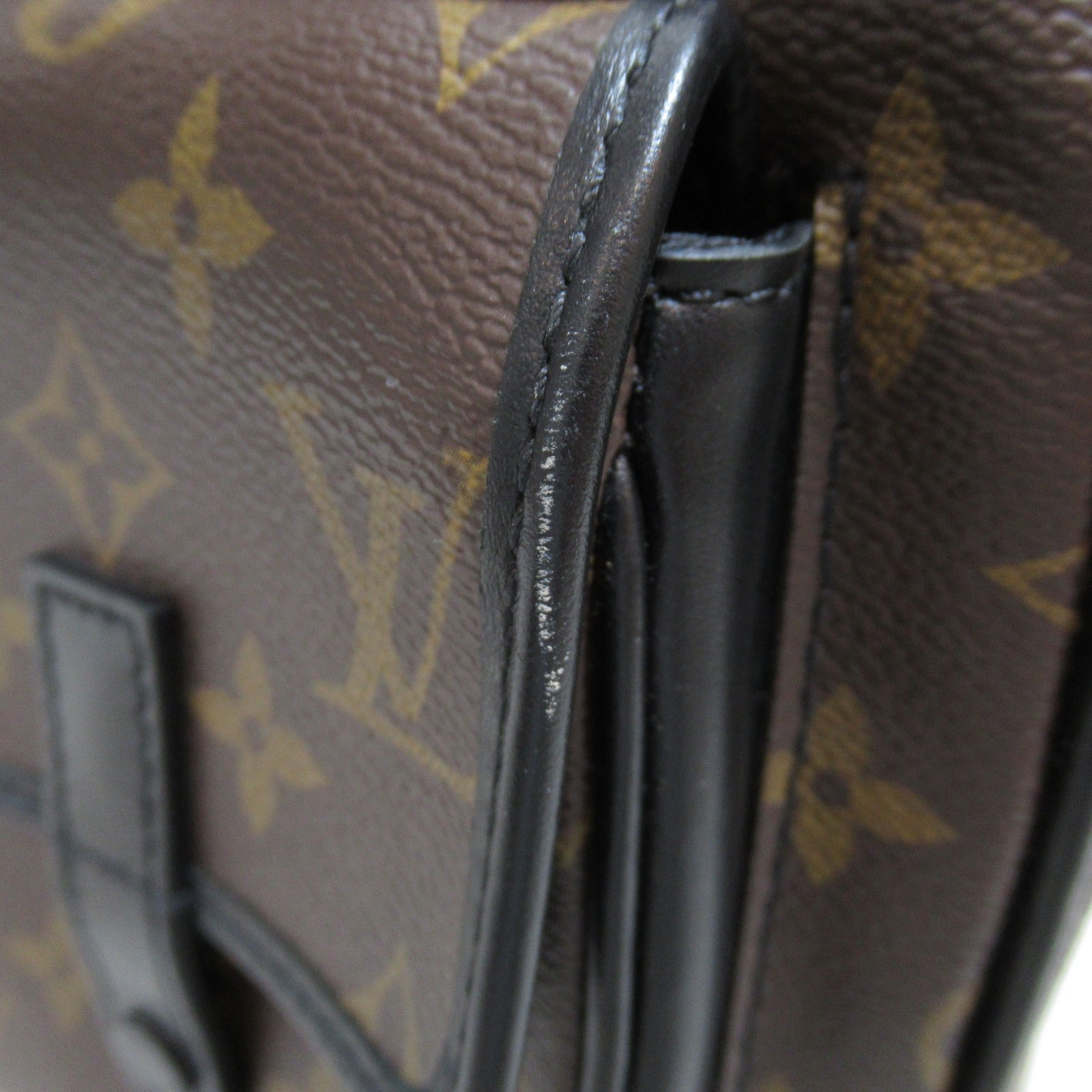 LOUIS VUITTON Monogram Macassar Christopher Wearable Wallet肩背袋啡色