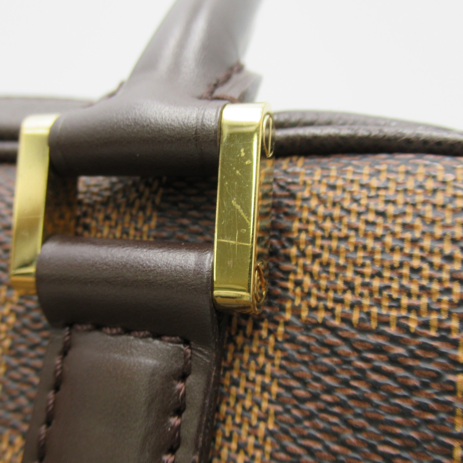 LOUIS VUITTON Damier Brera Handle Bag Brown