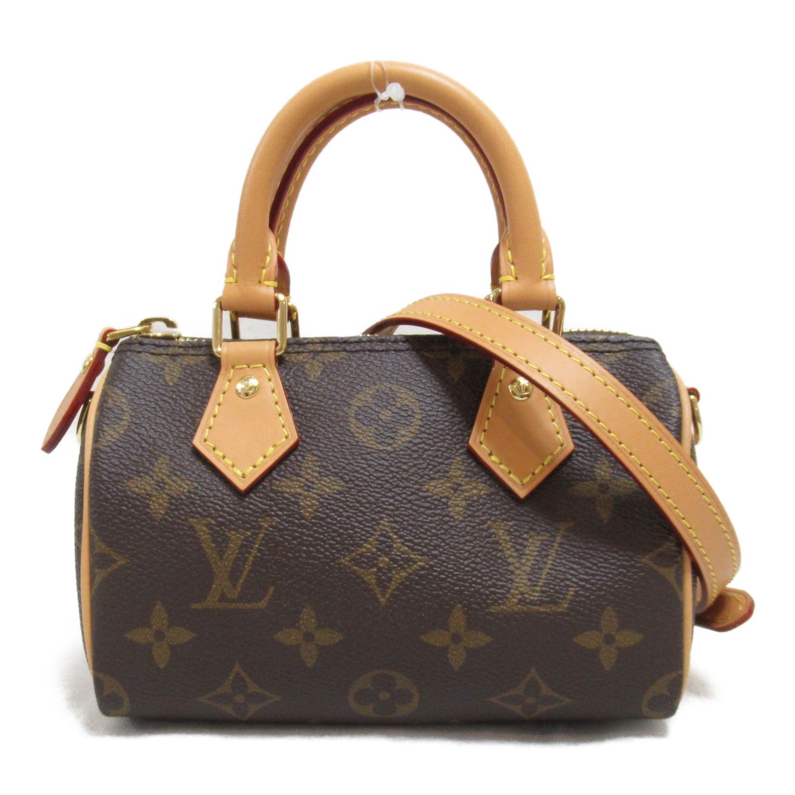LOUIS VUITTON 【激減優惠】Monogram Nano Speedy手挽肩背兩用袋啡色