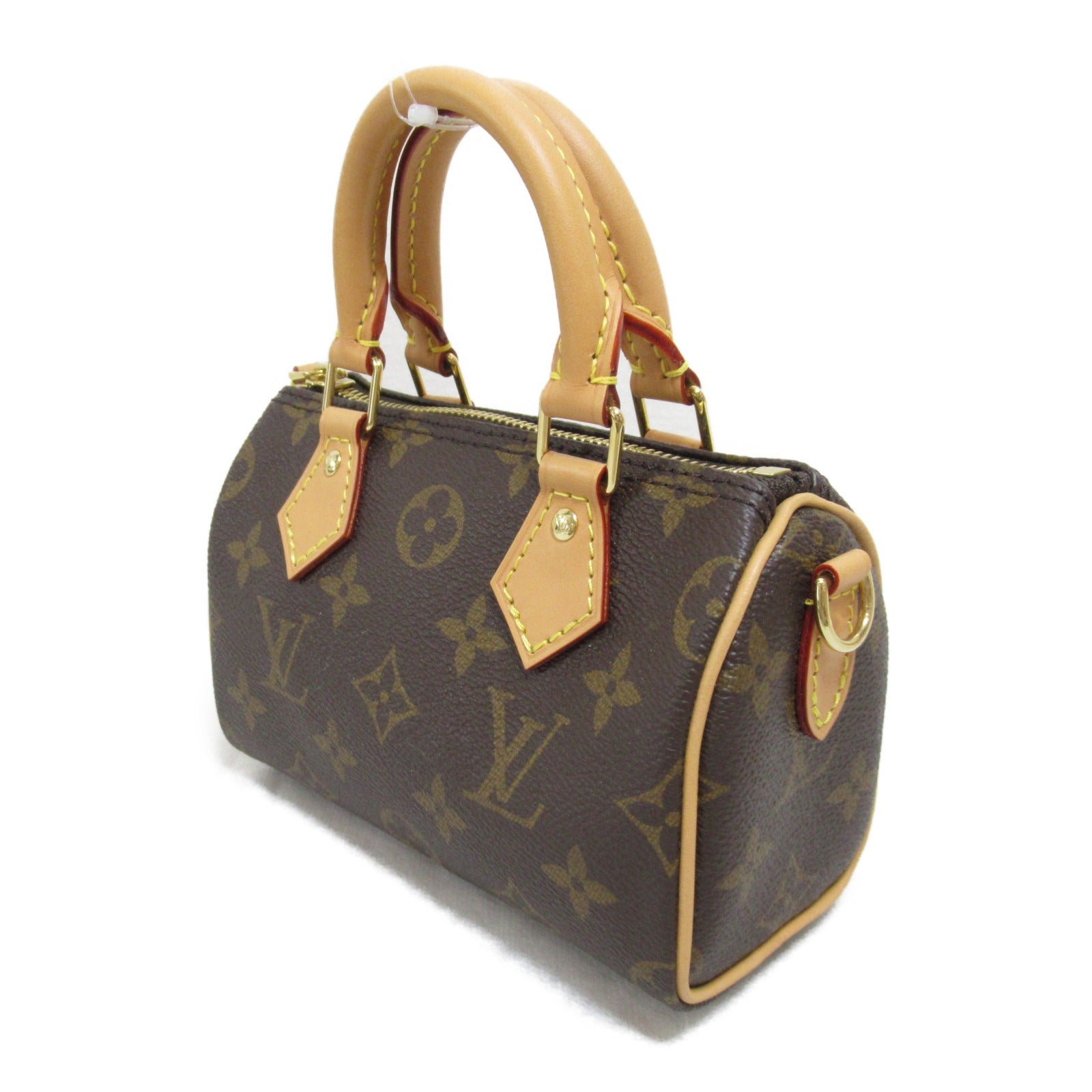 LOUIS VUITTON 【激減優惠】Monogram Nano Speedy手挽肩背兩用袋啡色