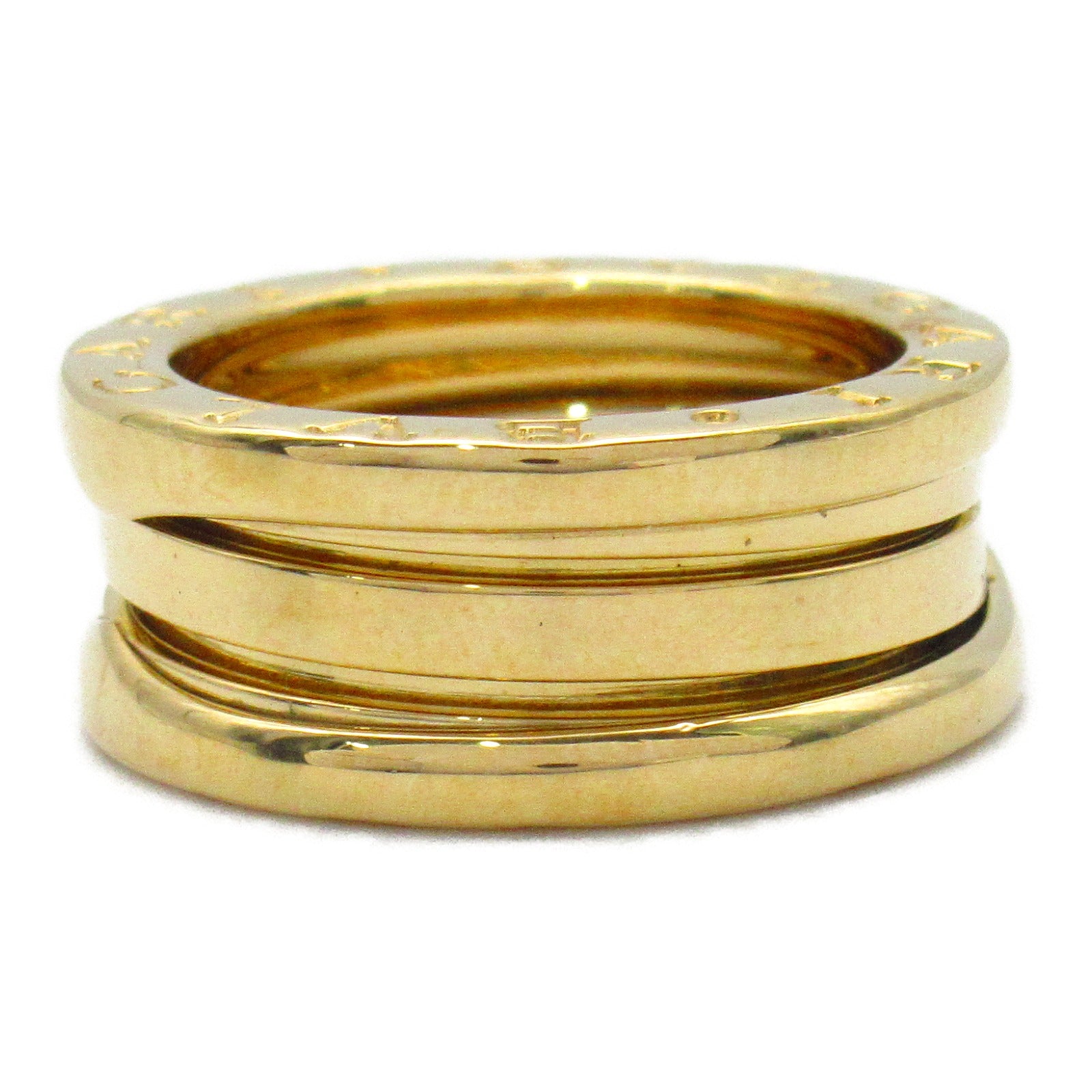 BVLGARI 18K黃金B.zero1 3 Band Ring戒指US#5/JP#8.5/BVLGARI#49
