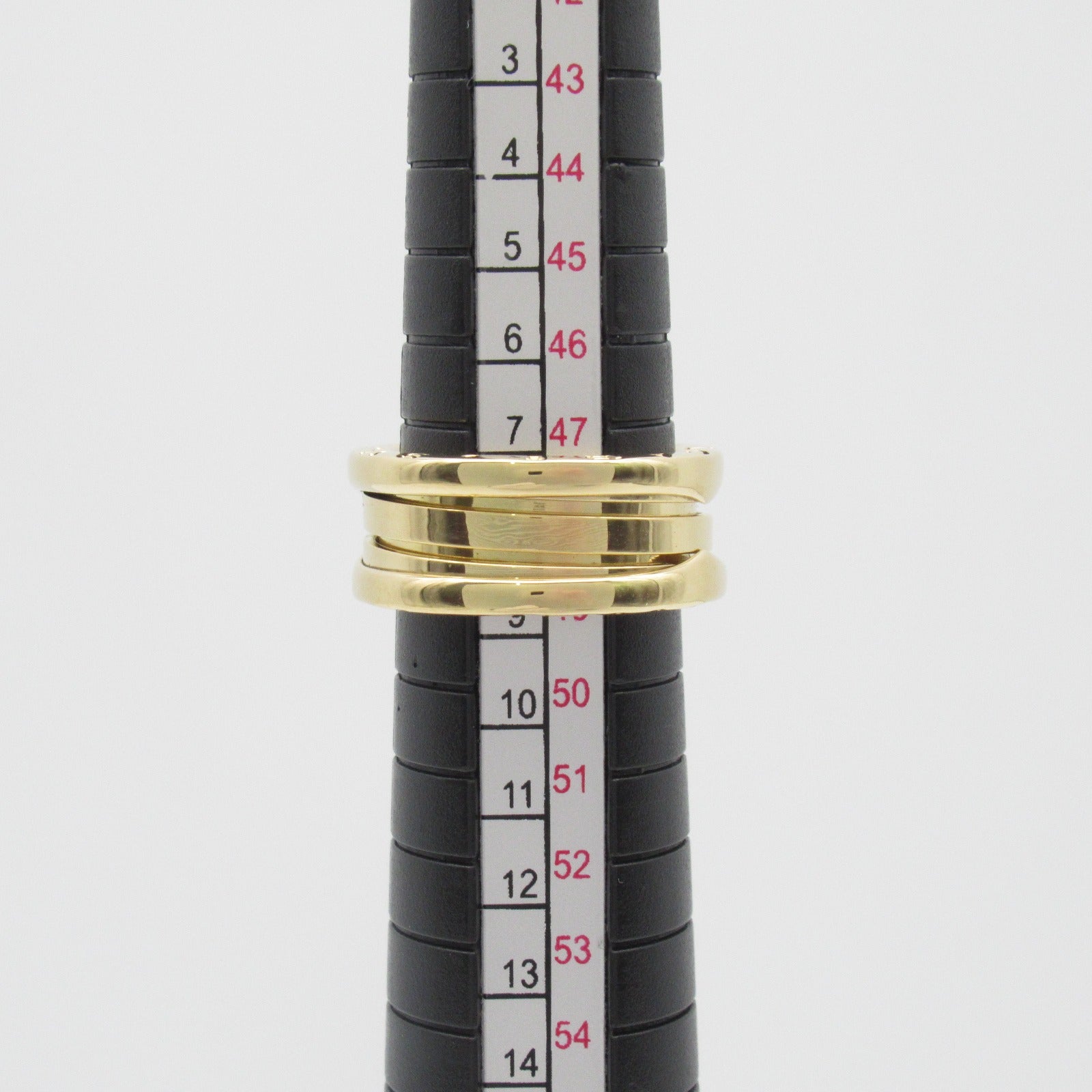 BVLGARI 18K黃金B.zero1 3 Band Ring戒指US#5/JP#8.5/BVLGARI#49