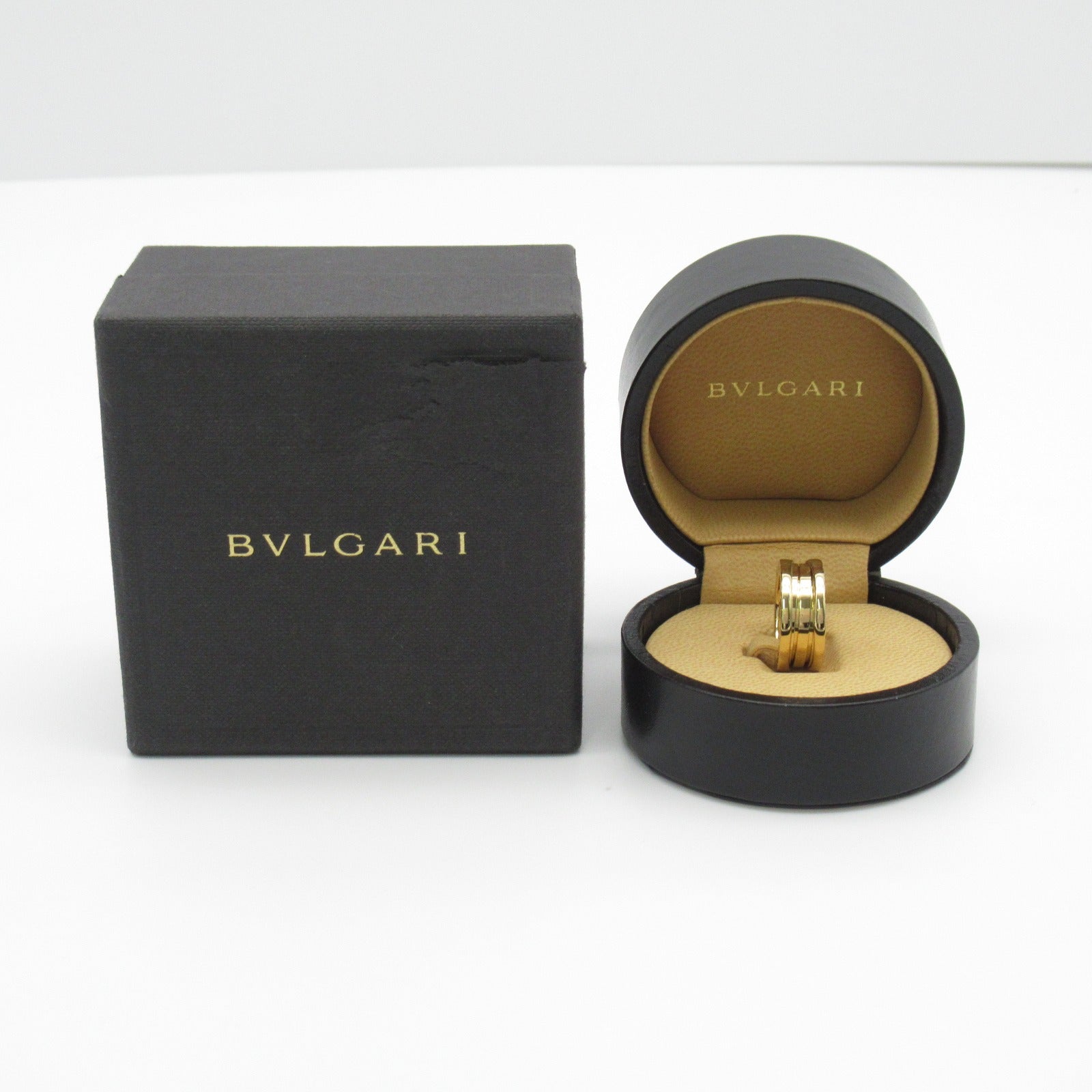 BVLGARI 18K黃金B.zero1 3 Band Ring戒指US#5/JP#8.5/BVLGARI#49