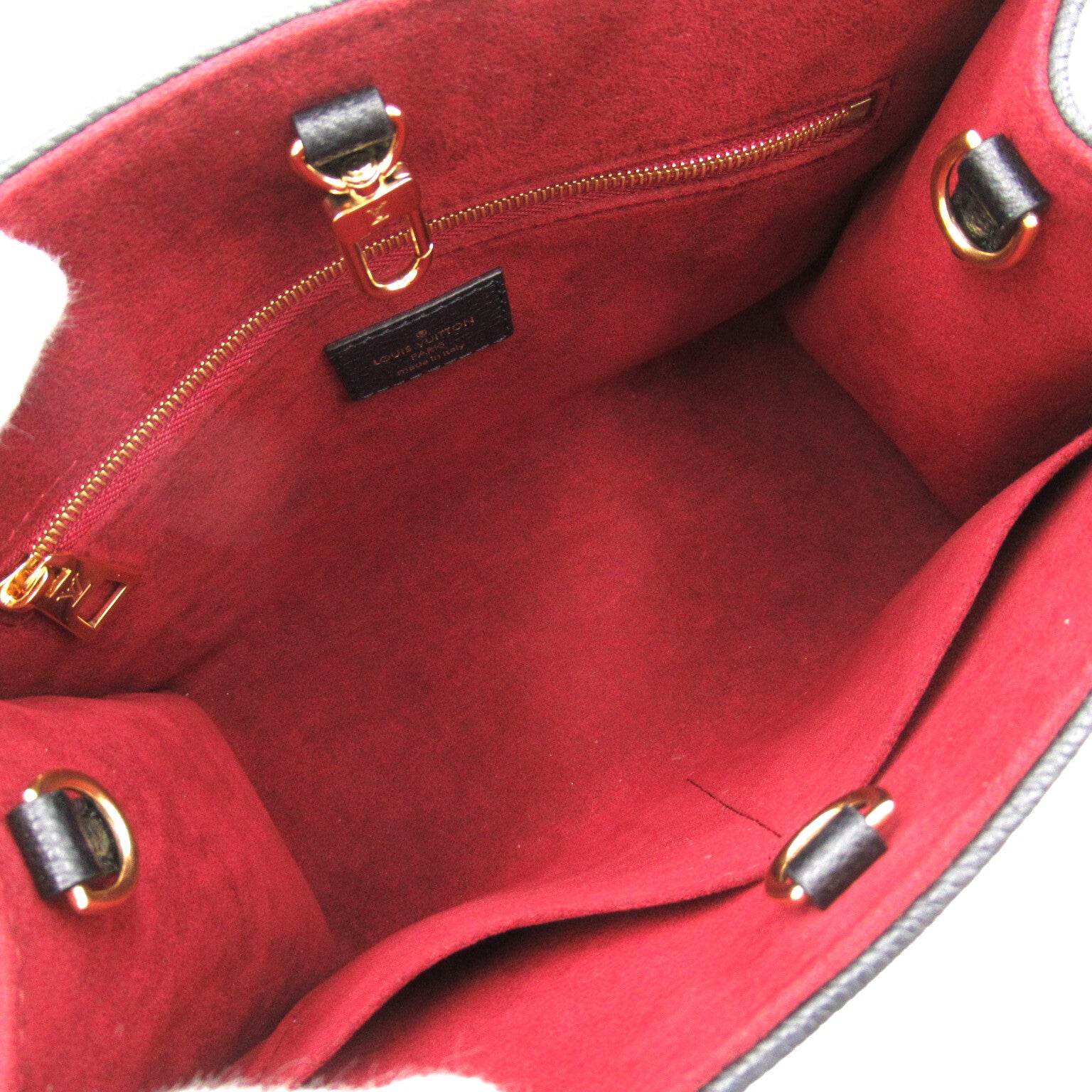 LOUIS VUITTON 【激減優惠】Monogram Empreinte OnTheGo PM手挽肩背兩用袋黑色/米色