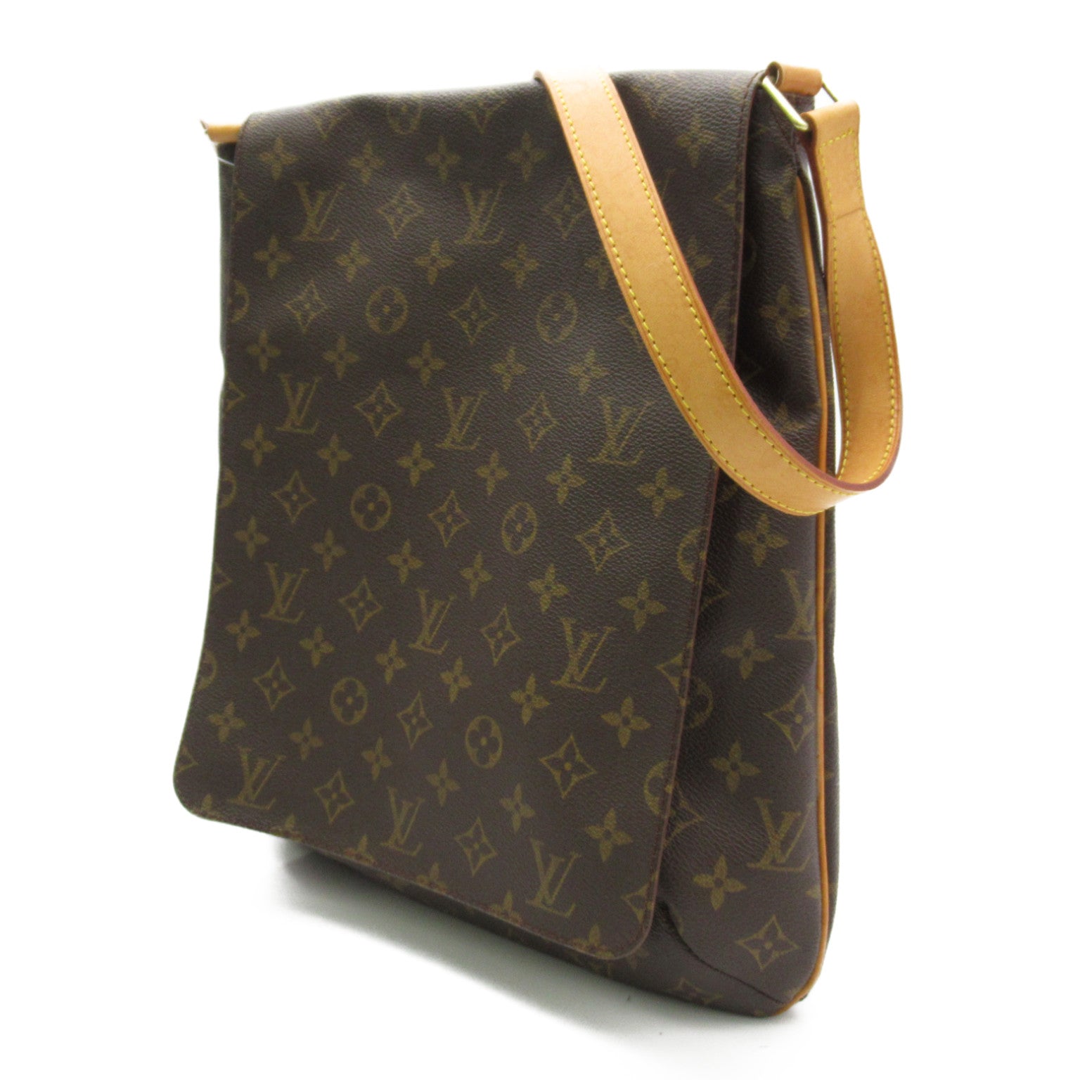 LOUIS VUITTON 【激減優惠】Monogram Musette金扣肩背袋啡色