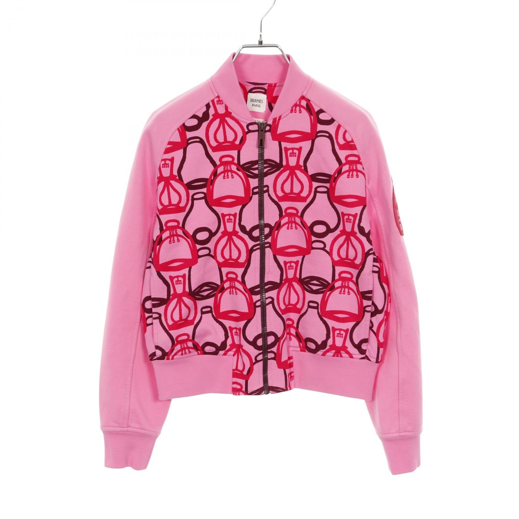 HERMES Cotton Fantaisie d'Etriers Blouson Jacket上衣