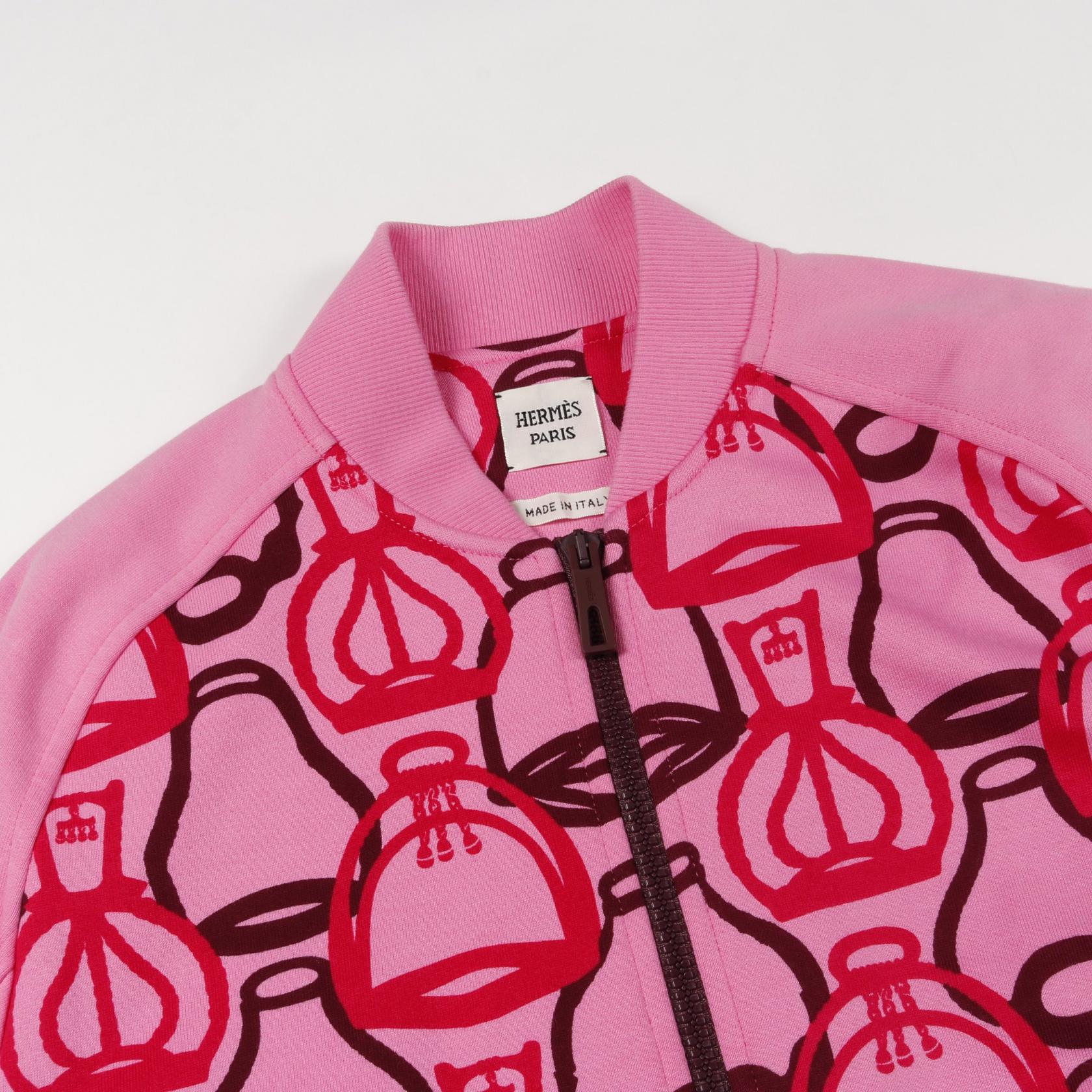 HERMES Cotton Fantaisie d'Etriers Blouson Jacket上衣