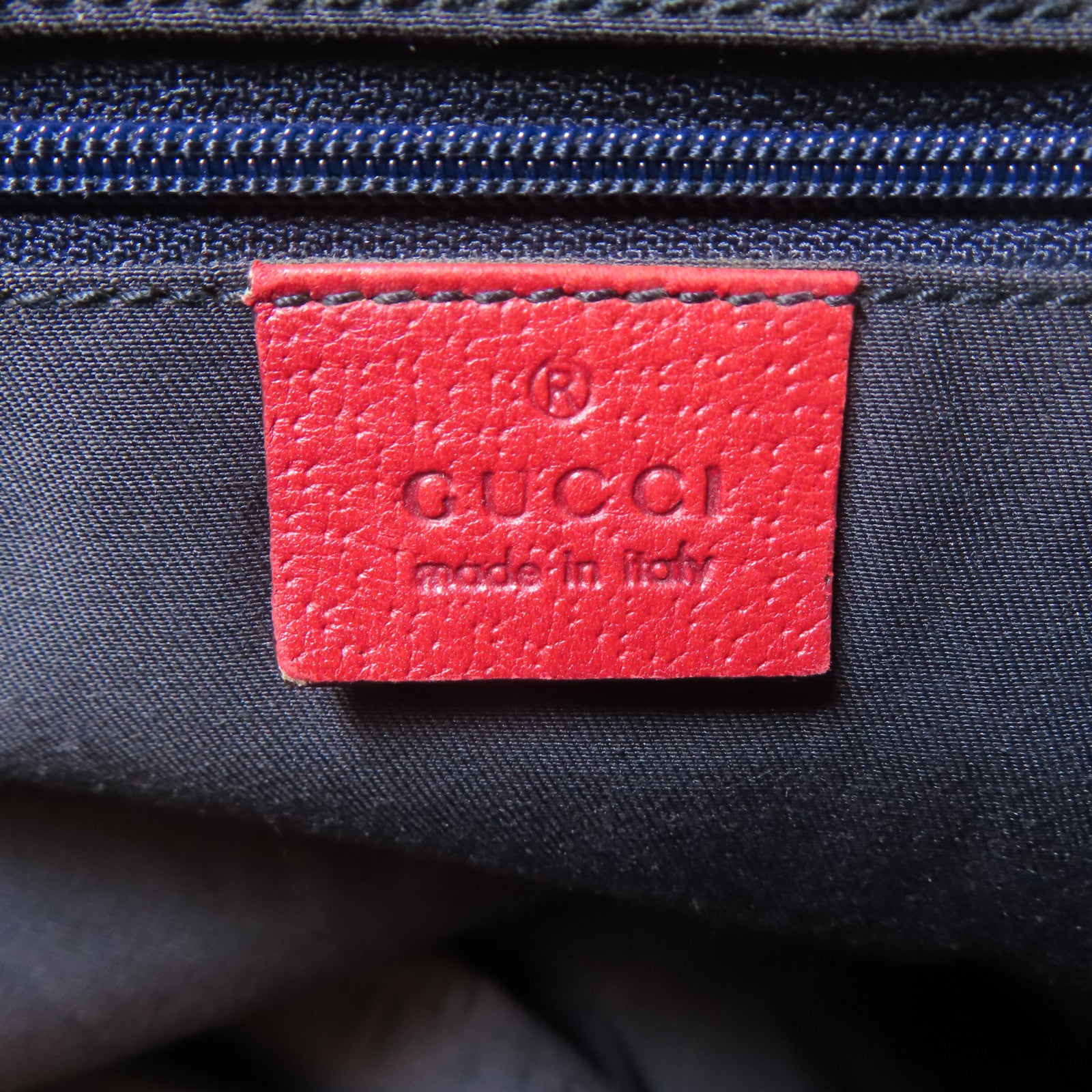 GUCCI 【激減優惠】GG帆布Handbag金扣手挽袋紅色/米色