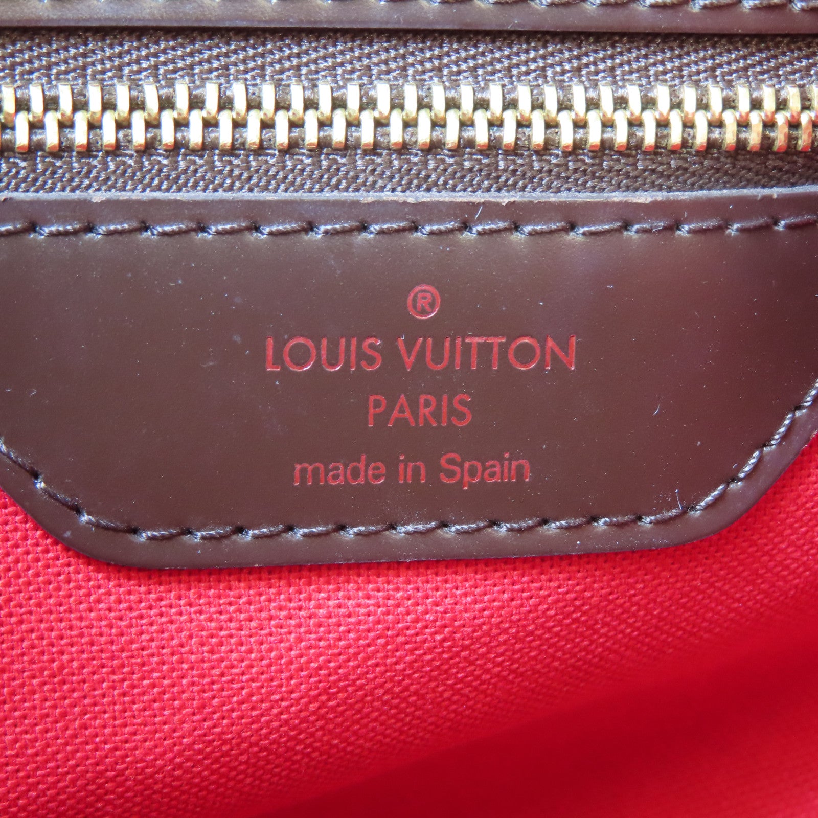 LOUIS VUITTON **【激減優惠】Damier Cabas Rivington金扣肩背袋啡色