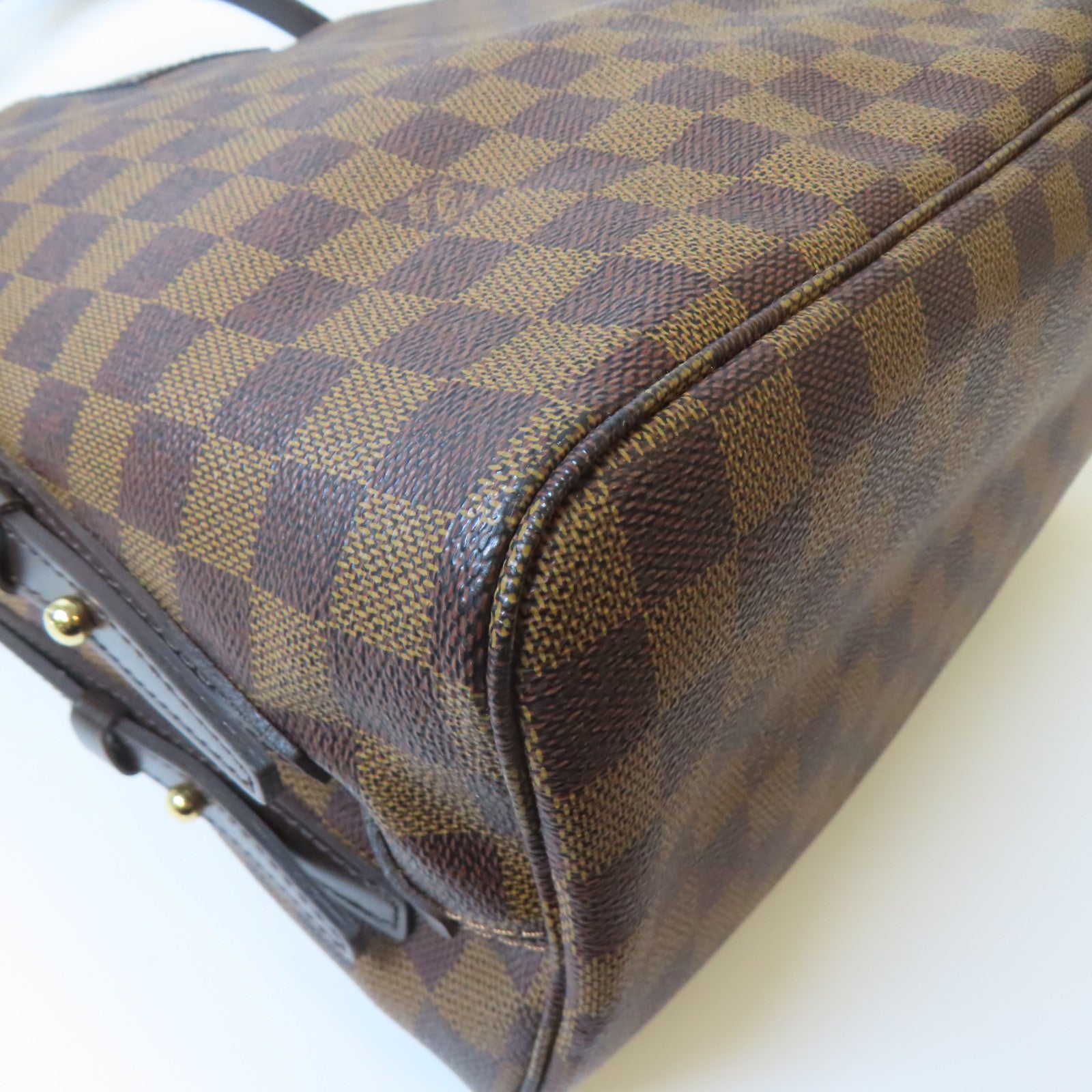 LOUIS VUITTON **【激減優惠】Damier Cabas Rivington金扣肩背袋啡色