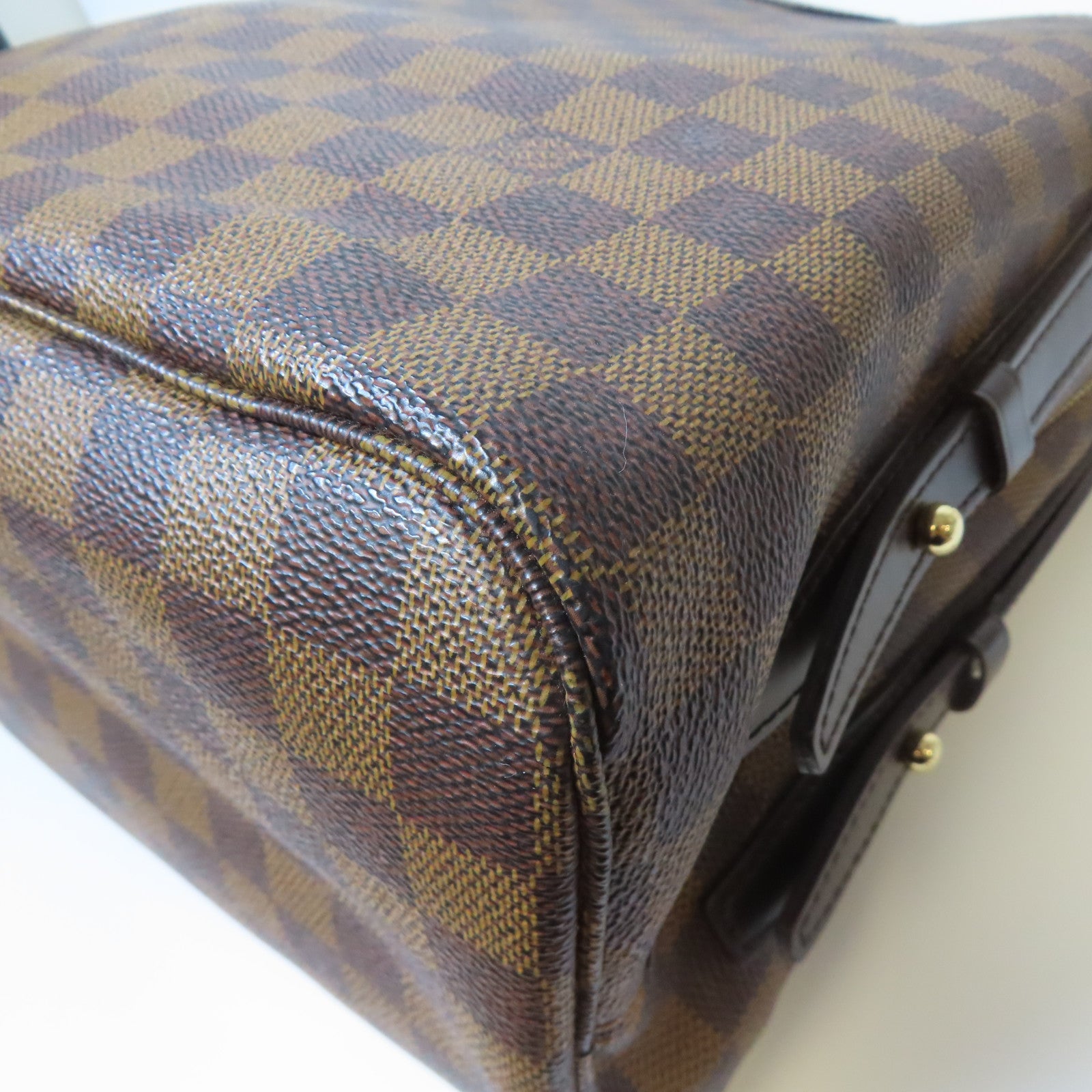 LOUIS VUITTON **【激減優惠】Damier Cabas Rivington金扣肩背袋啡色