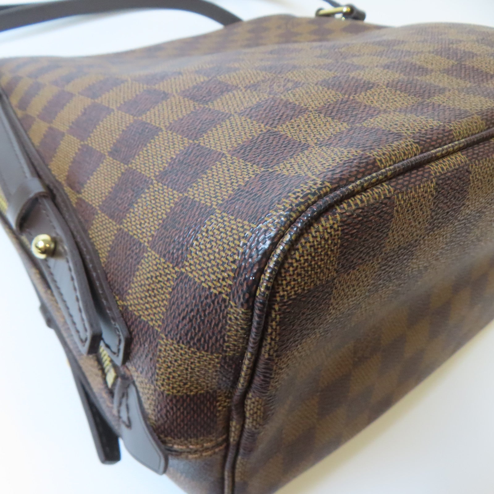 LOUIS VUITTON **【激減優惠】Damier Cabas Rivington金扣肩背袋啡色
