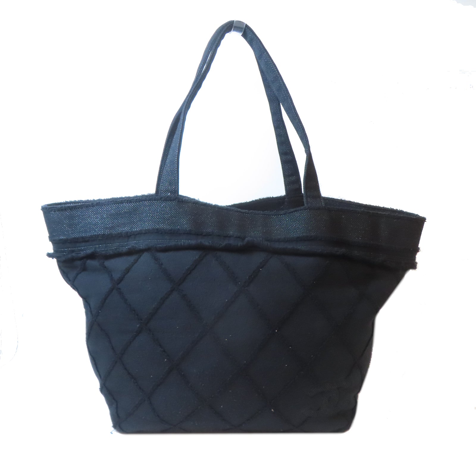 CHANEL **【激減優惠】棉質Beach Bag手挽袋黑色