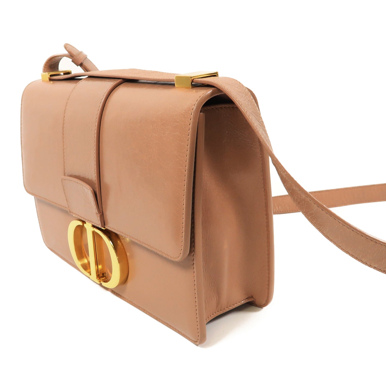 Dior 牛皮皮革30 Montaigne金扣肩背袋