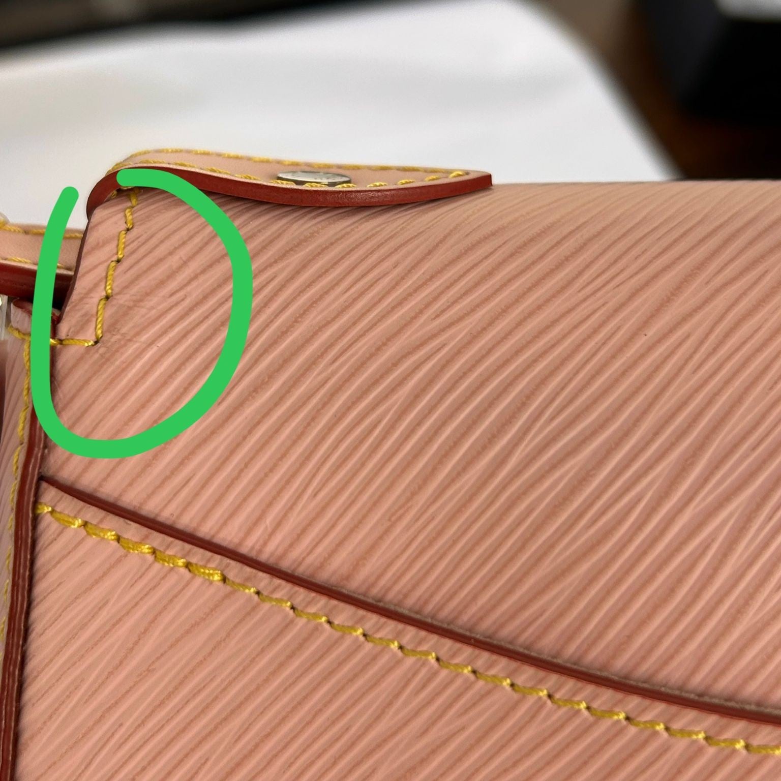 LOUIS VUITTON Epi Saint Cloud銀扣肩背袋