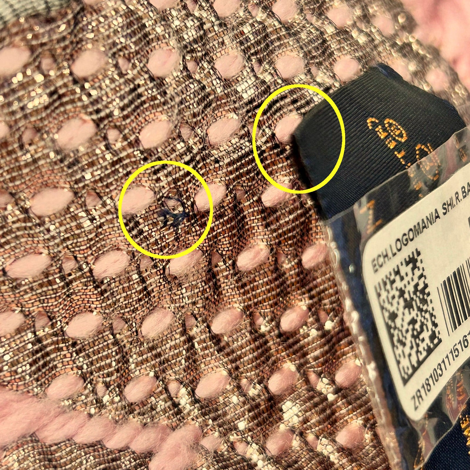 LOUIS VUITTON 羊毛/絲質Scarf頸巾粉紅色