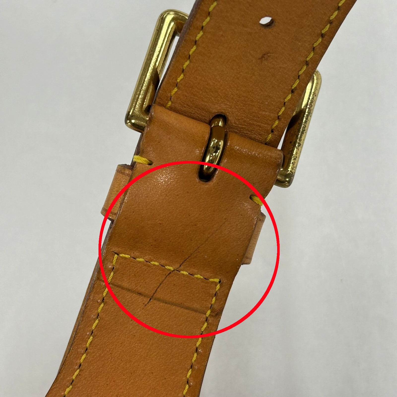 LOUIS VUITTON Monogram Pochette Croissant金扣肩背袋啡色