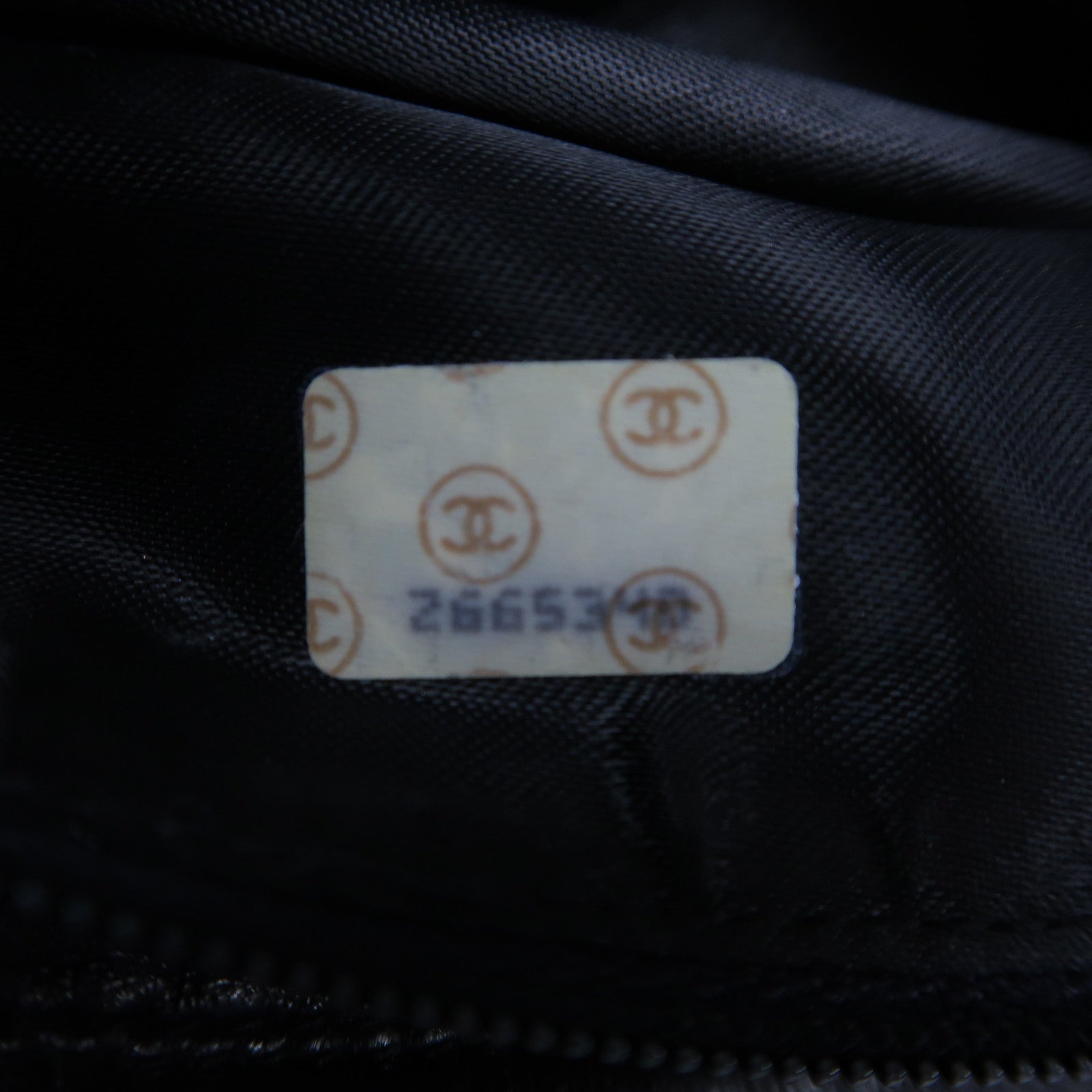 CHANEL 菱格羊皮皮革Vintage Shoulder Bag金扣肩背袋黑色