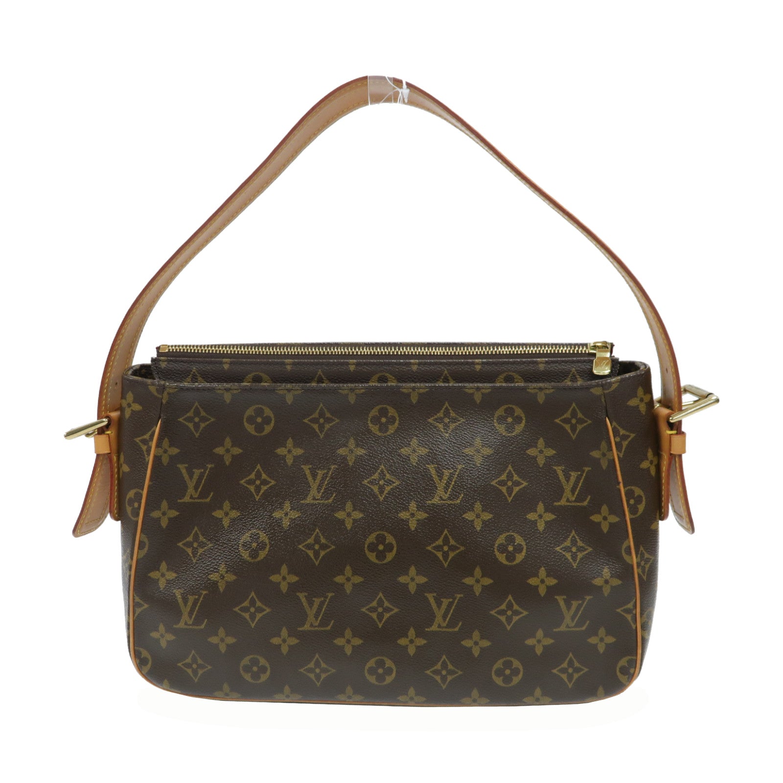 LOUIS VUITTON Monogram Multipli Cite金扣肩背袋啡色