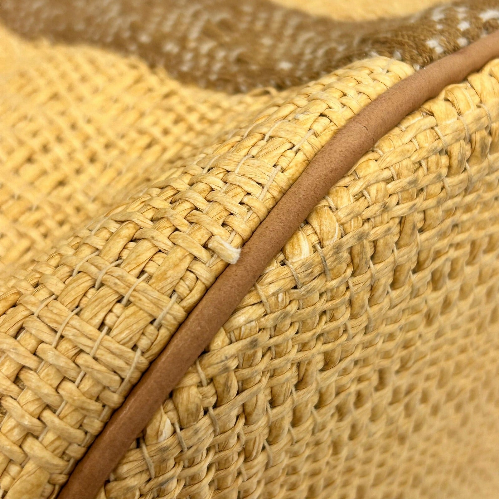 HERMES 布料Shoulder Bag银扣肩背袋米色