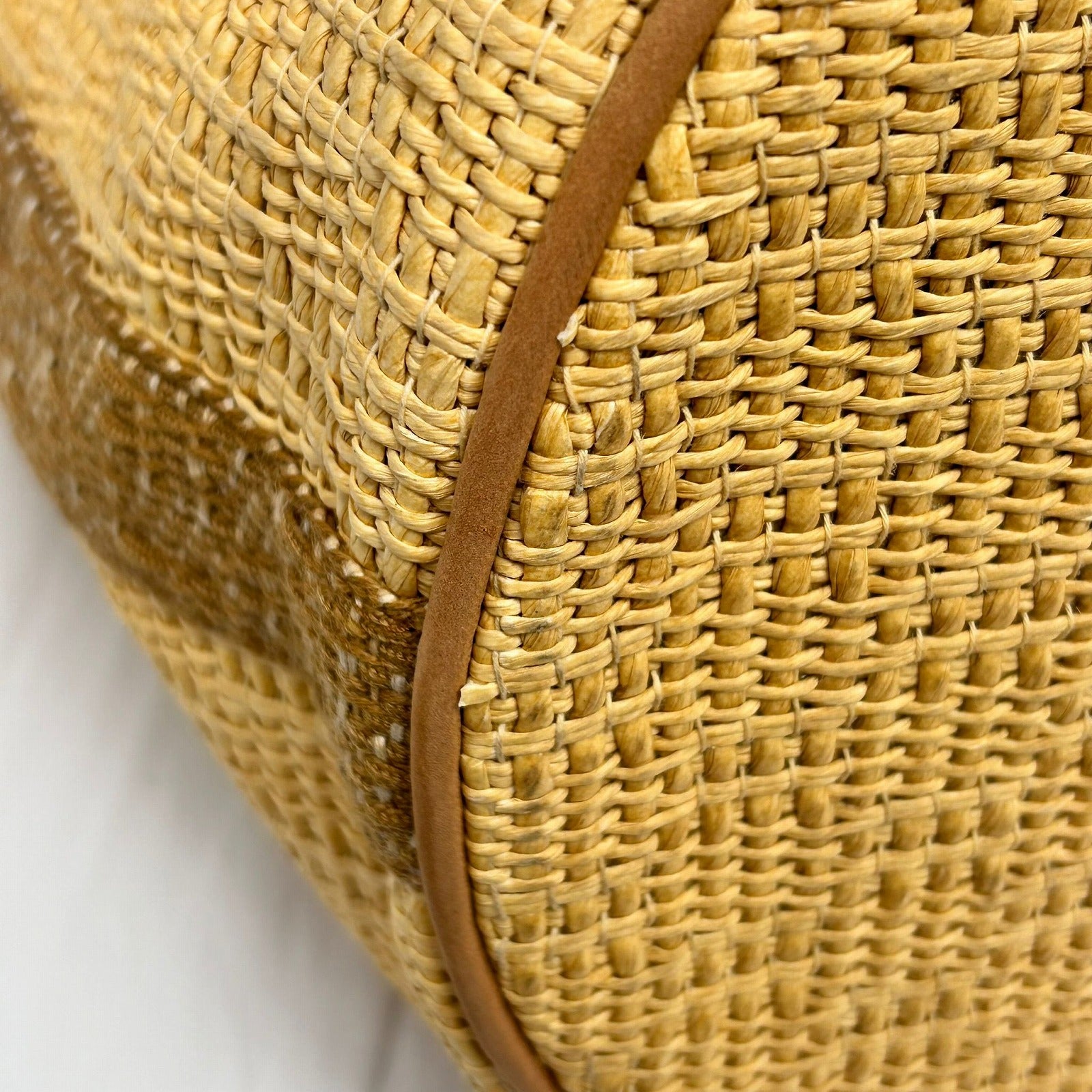HERMES 布料Shoulder Bag银扣肩背袋米色