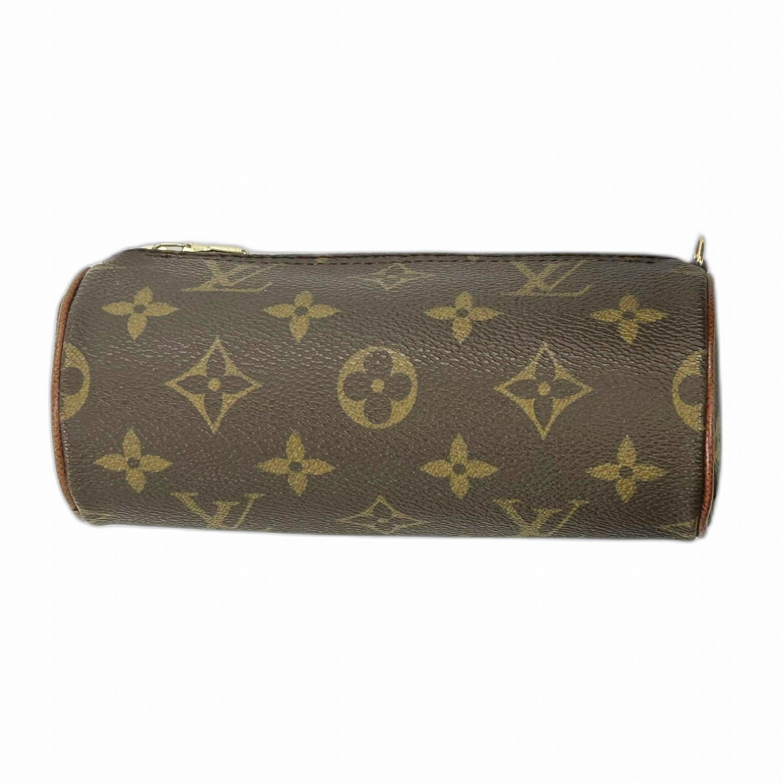 LOUIS VUITTON 【清倉大減價】Monogram Papillon金扣手挽肩背袋啡色