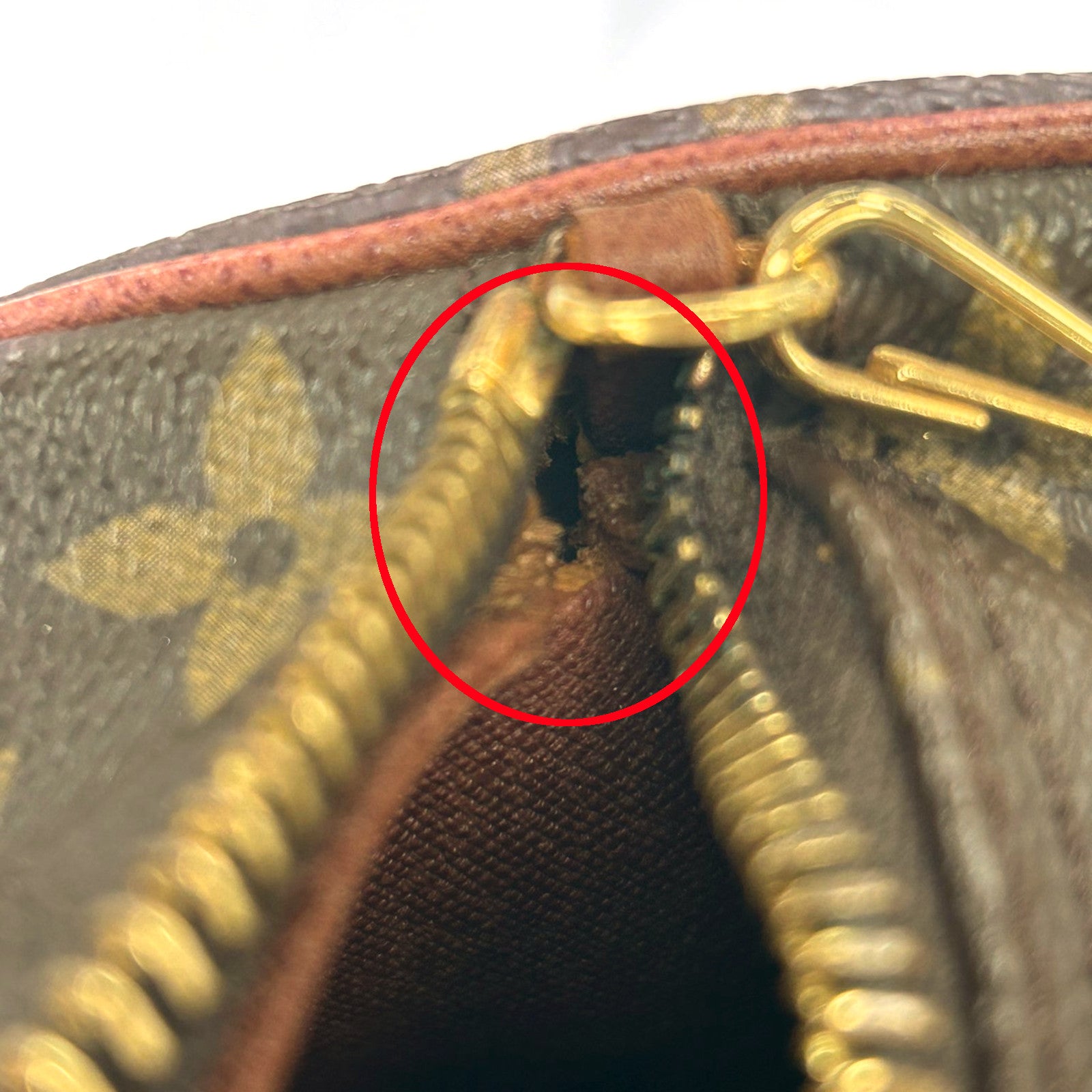 LOUIS VUITTON 【清倉大減價】Monogram Papillon金扣手挽肩背袋啡色