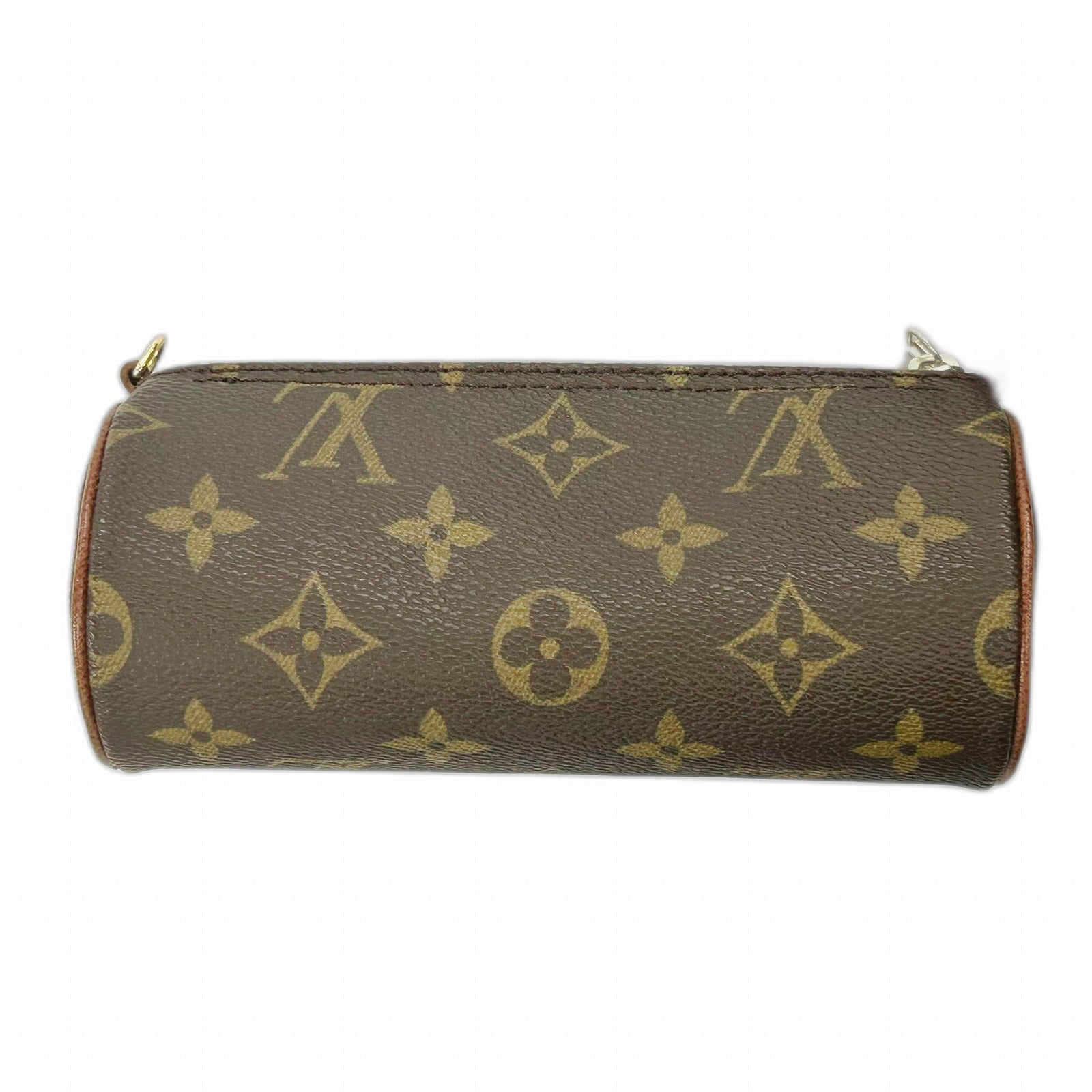 LOUIS VUITTON 【清倉大減價】Monogram Papillon金扣手挽肩背袋啡色