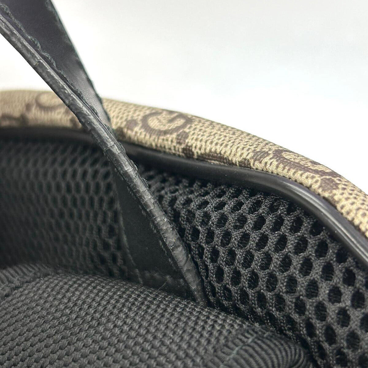 GUCCI 【激減優惠】塗層帆布Backpack金扣背包棕色