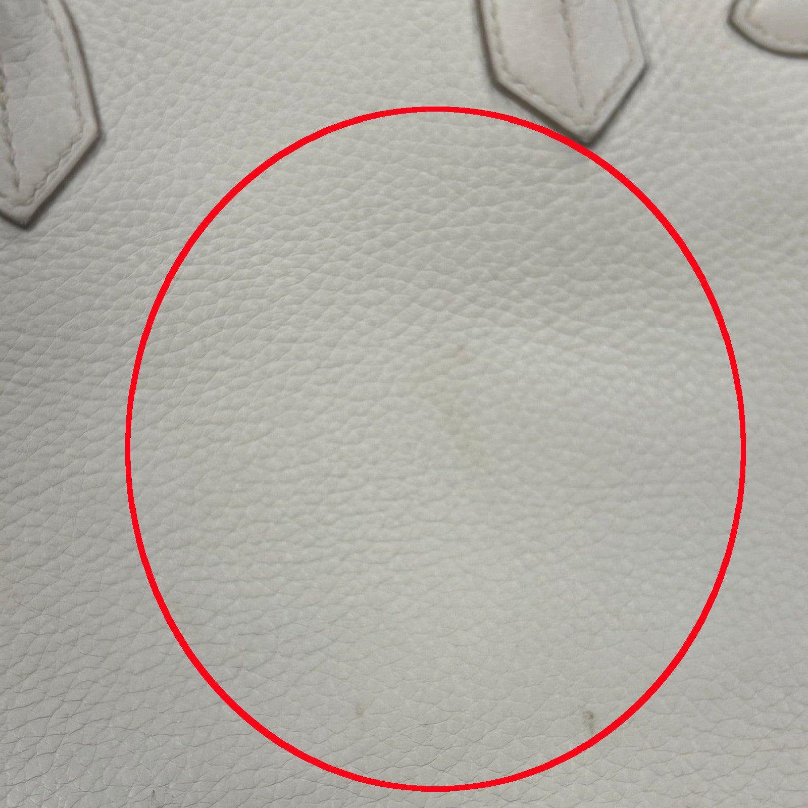 HERMES Togo皮革Birkin 30銀扣手挽袋奶油白色