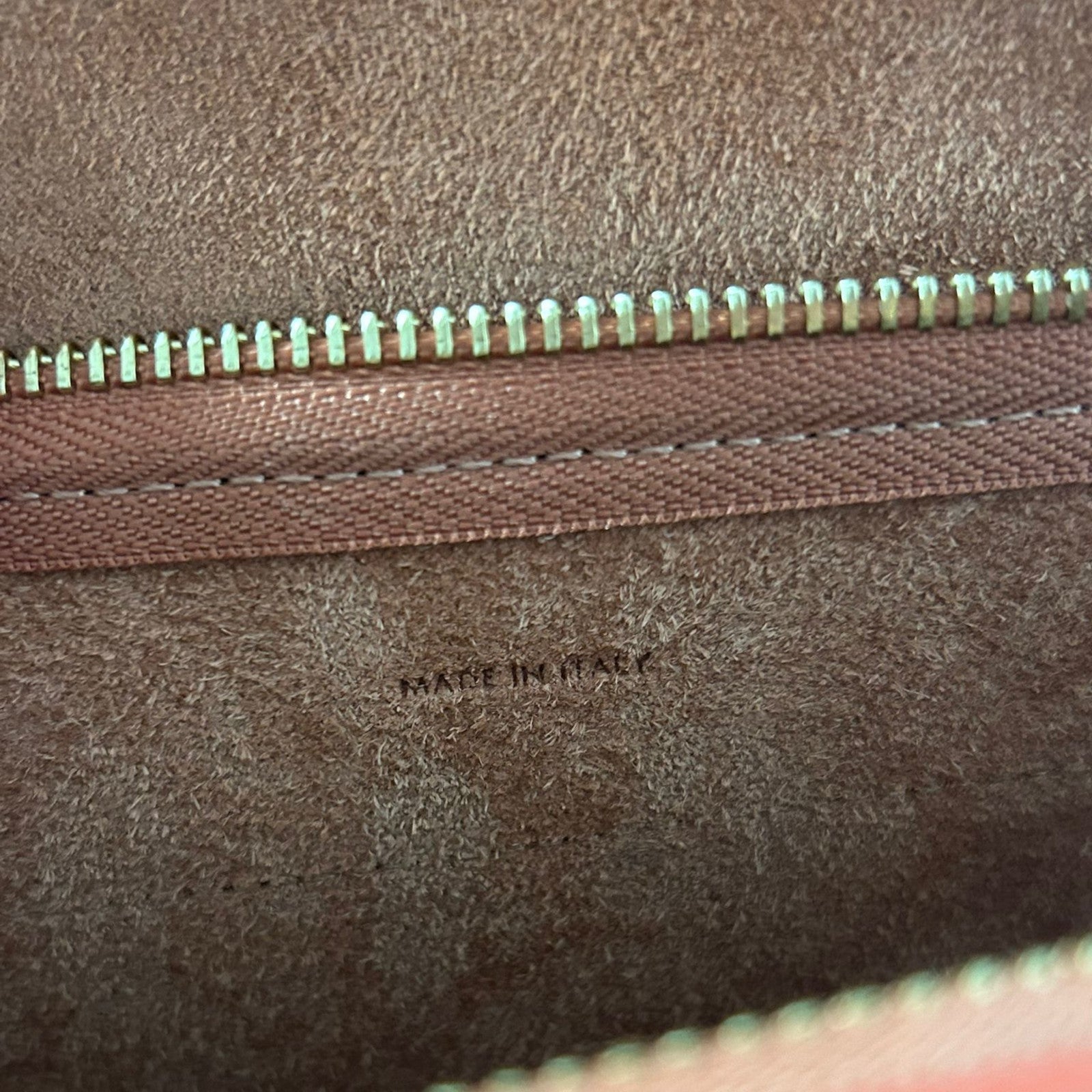 CELINE 牛皮皮革Nano Belt Bag金扣手挽肩背兩用袋粉橙色