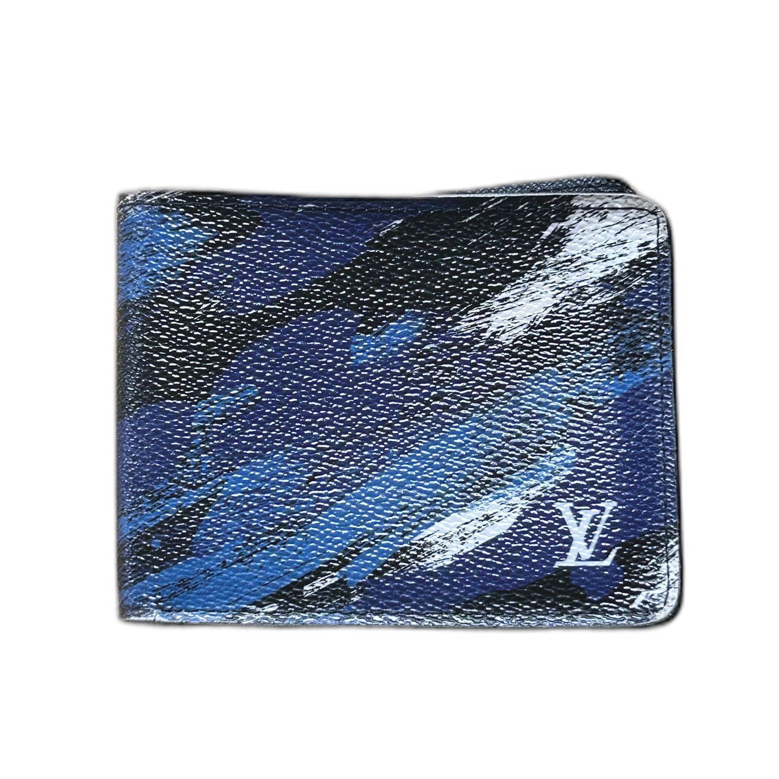 LOUIS VUITTON 【激減優惠】Camouflage Wallet錢包藍色