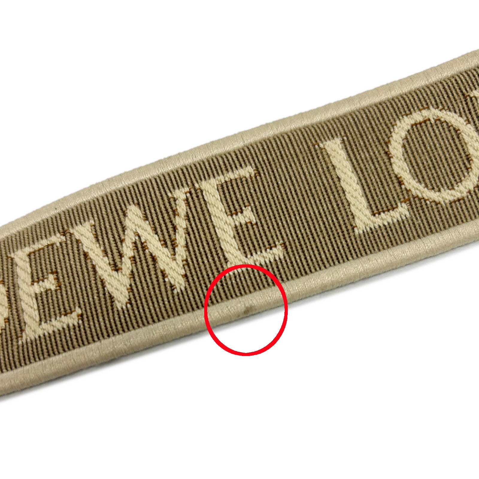 LOEWE 牛皮皮革Mini Gate金扣肩背袋米色
