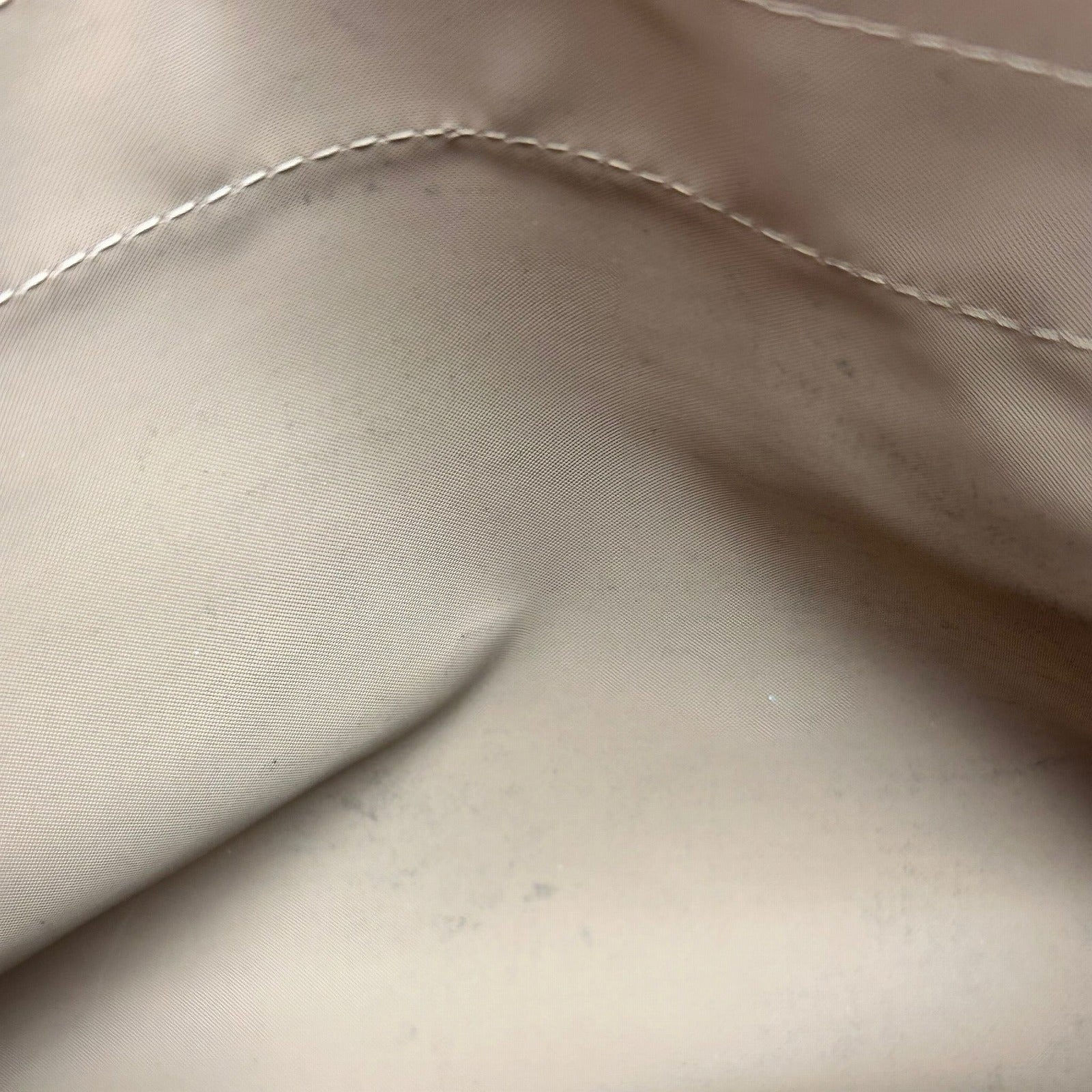 Longchamp 帆布Shoulder Bag金扣肩背袋米色