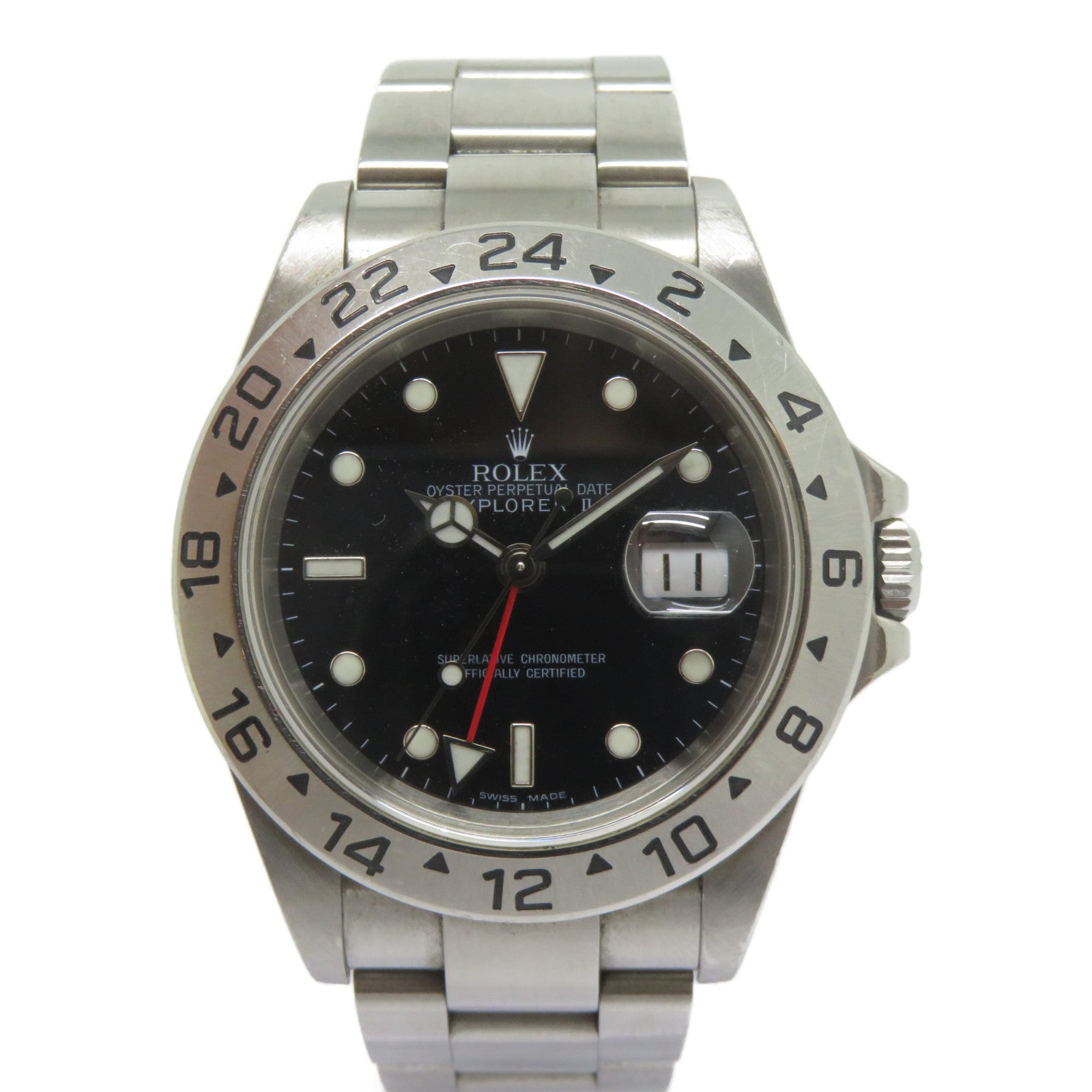 ROLEX ExplorerⅡ不鏽鋼手錶自動機芯黑色